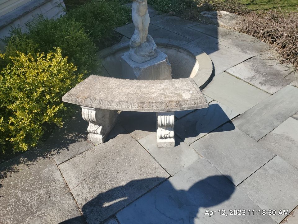Winnetka, IL bluestone patio cleaning by Northern Power Washing LLC.