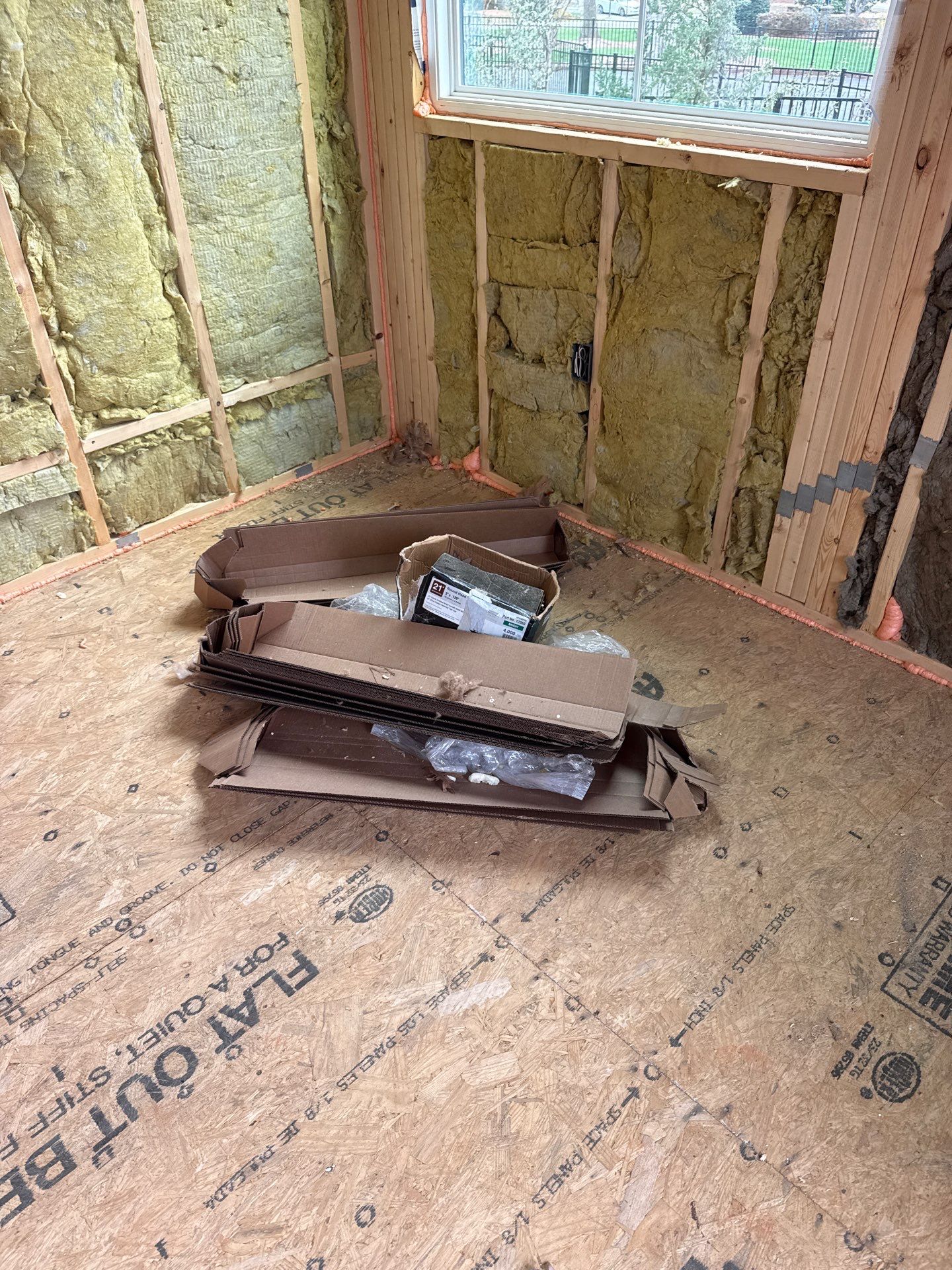 Job site clean up in Matthews by Badger Hauling