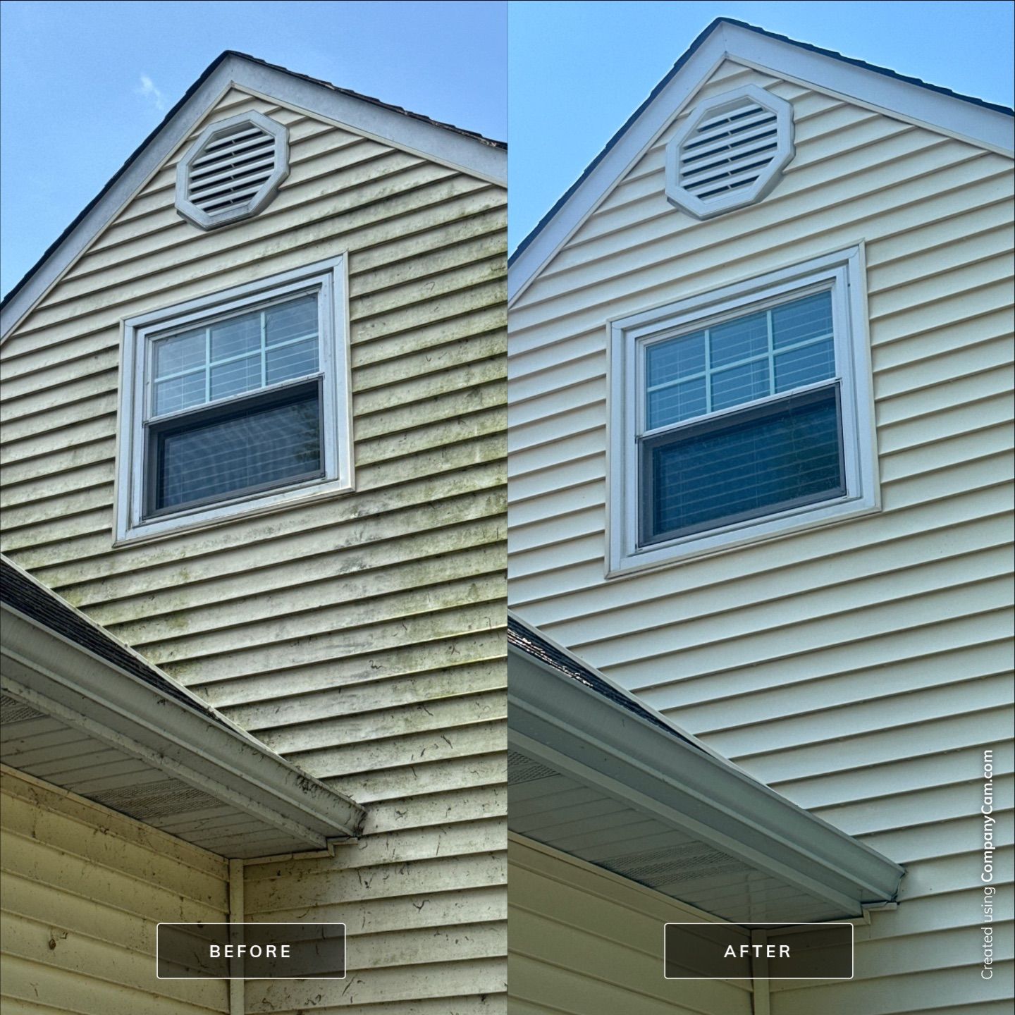 Project in Island Lake by Simmons Power & Soft Washing