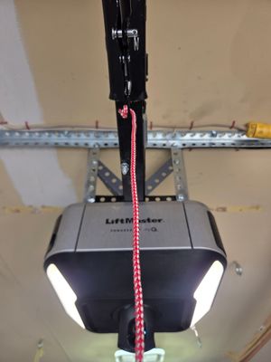 Wood-Grain Sectional Garage Door and LiftMaster Smart Opener Installation in Pleasanton