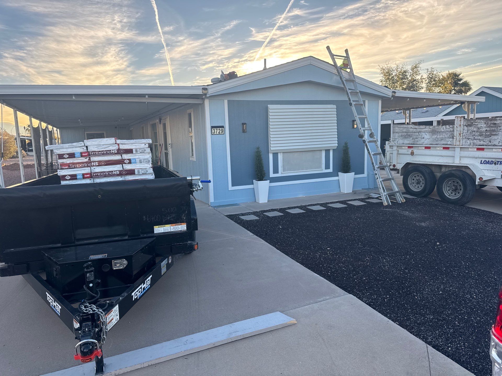 Residential Roof Install using GAF by Weather-Tite Roofing