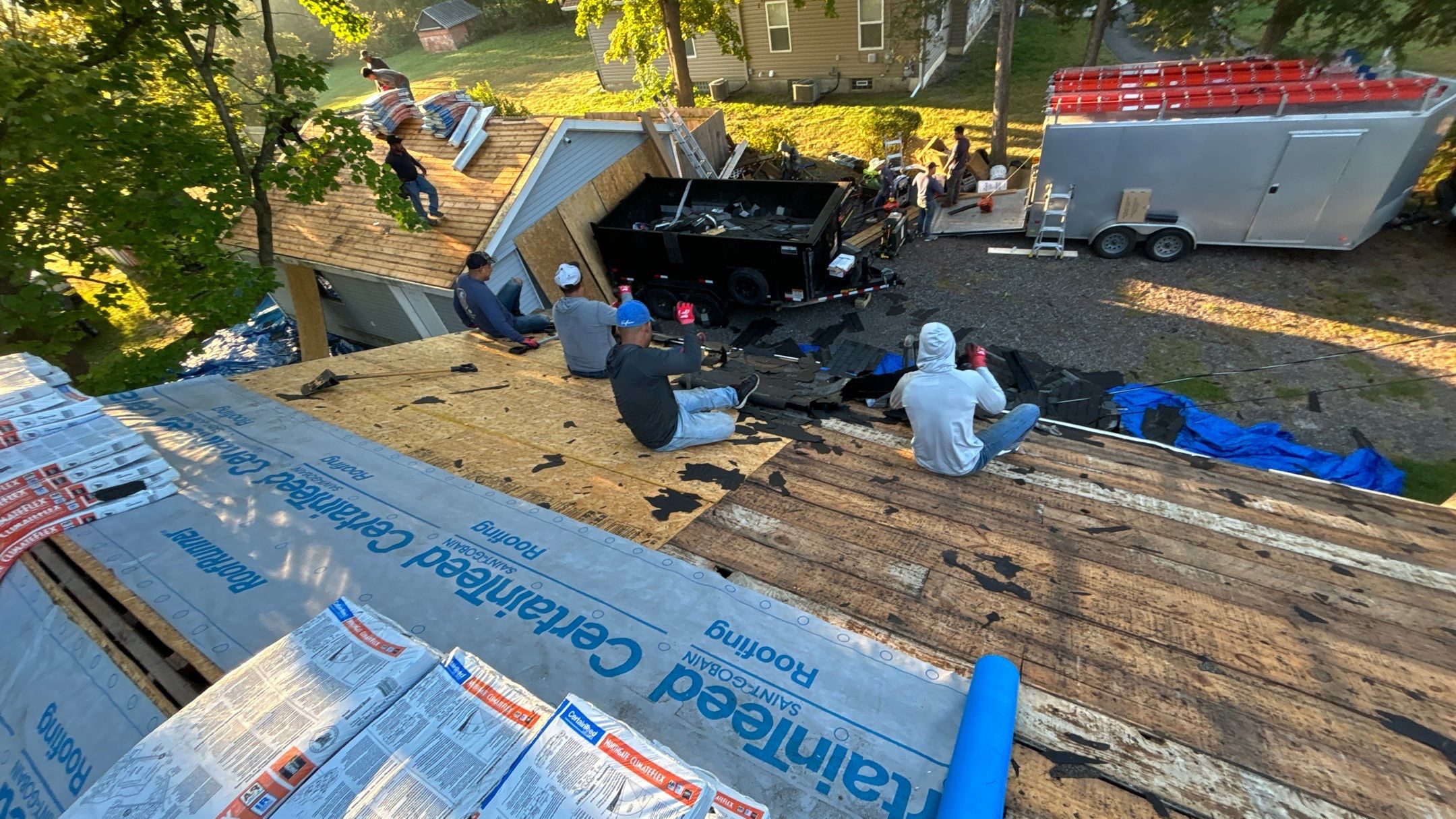 Roof Replacement using CertainTeed Northgate by 180 Contractors