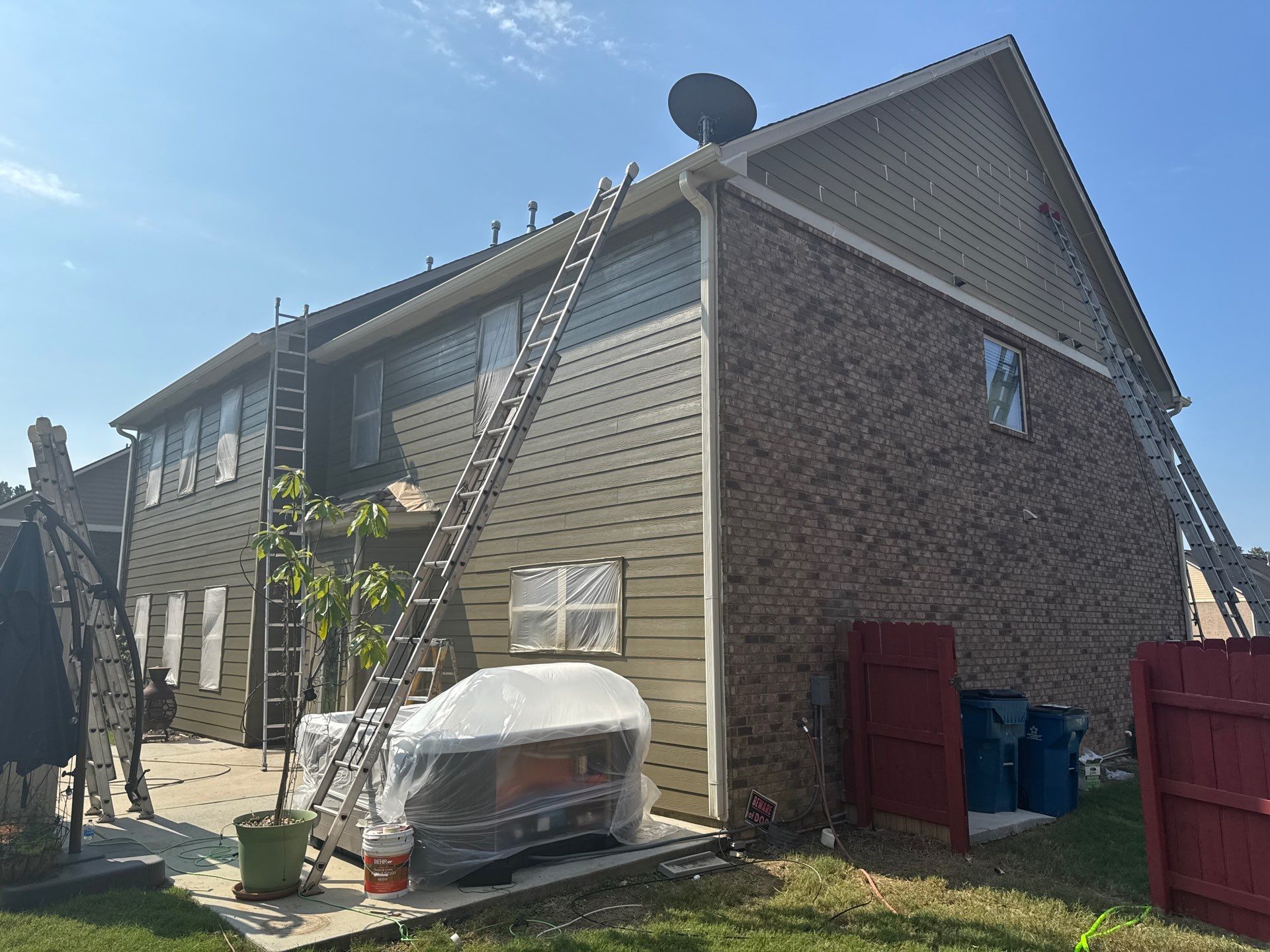 Exterior Painting and Trim Refresh for Dacula Residential Property by Swift Home Renovations