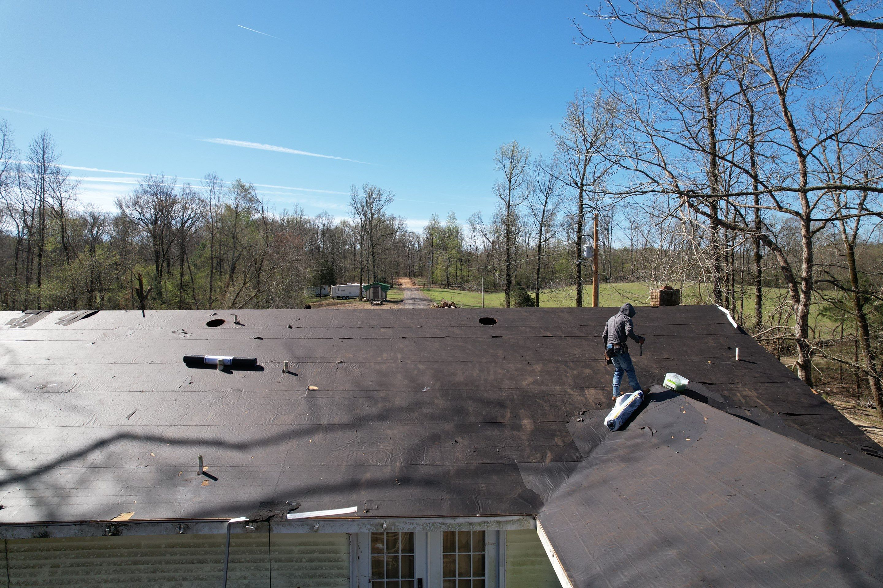 Residential Shingle Reroof using Certainteed Landmark 3-Tab by Hostetler Roofing