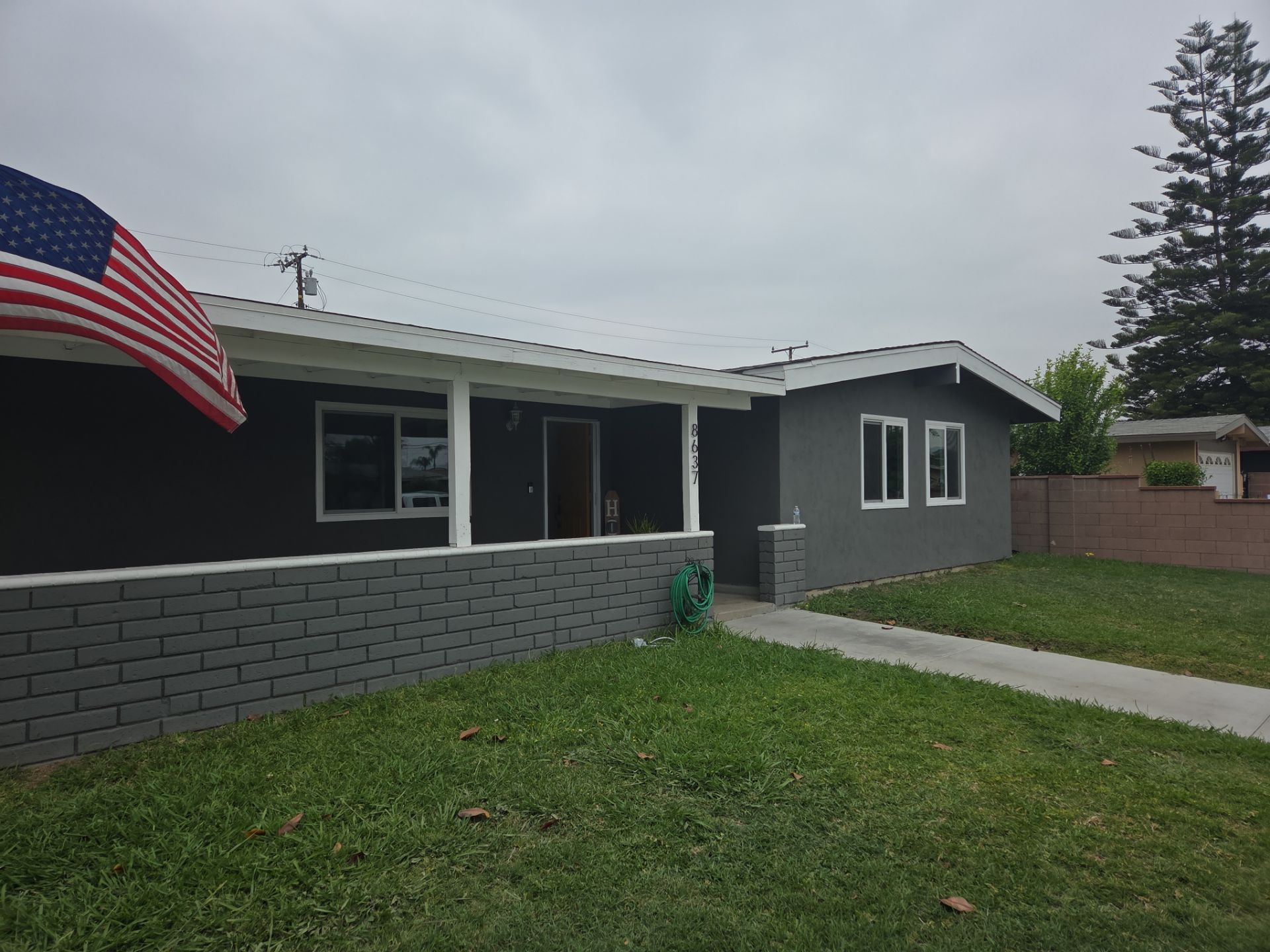 Milgard Tuscany window installation in Whittier, CA by American Window Company