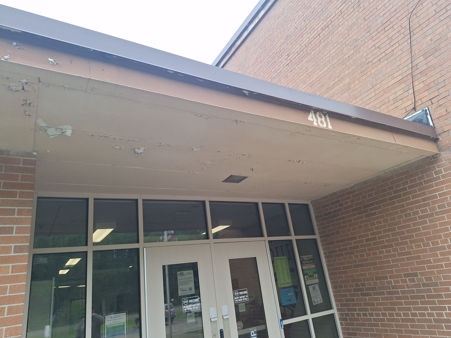 Commercial Exterior Pressure Washing and Soffit Preparation in Muskegon by Gordon Painting