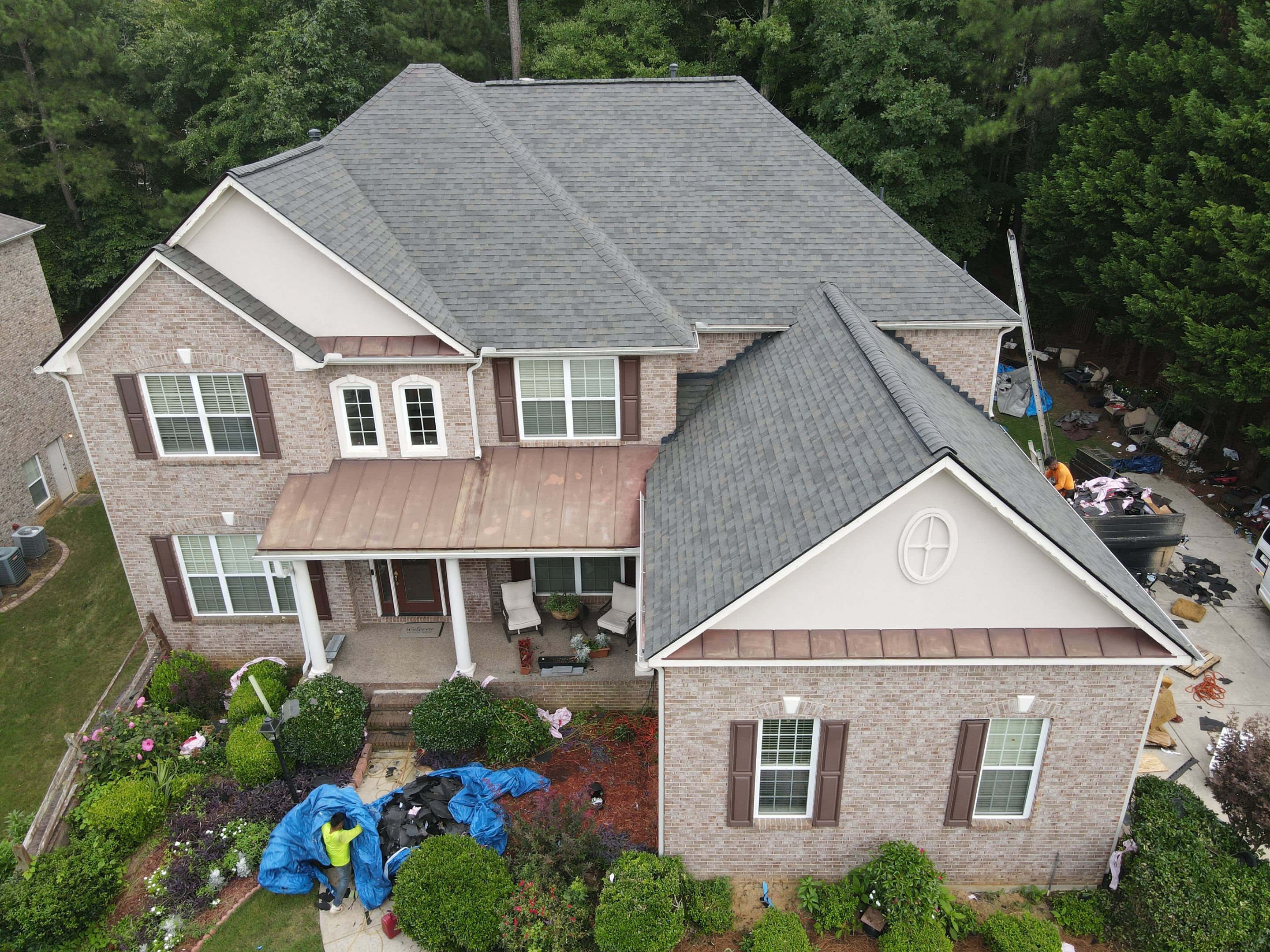 Residential Roofing Installation using Owens Corning by Inspector Roofing and Restoration