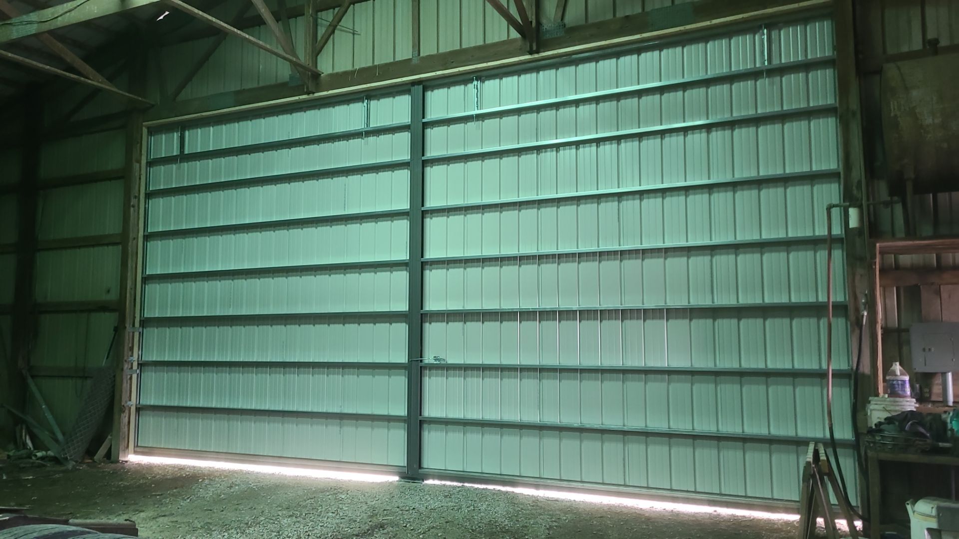 Replace worn out pole barn doors by Dagny Builders