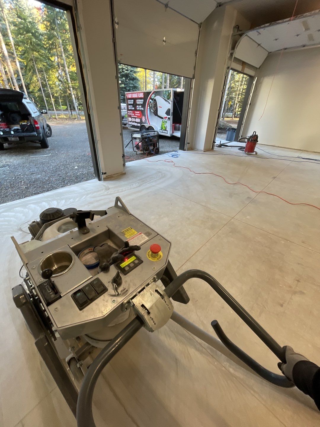 Garage Transformation using Silver Creek and the Penntek Evolution Flooring System by Croc Coatings, LLC