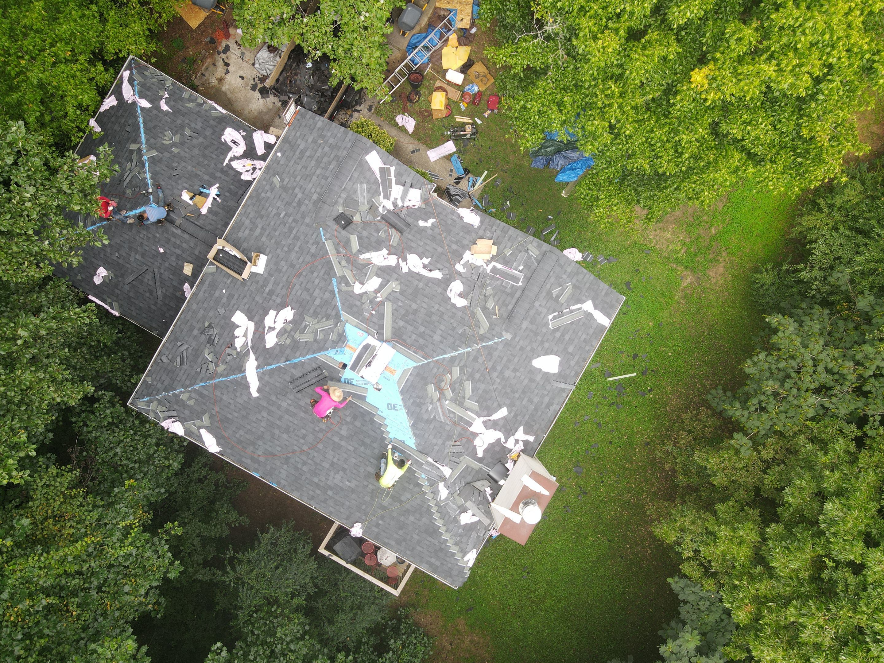 Residential Roofing Installation using Owens Corning by Inspector Roofing and Restoration