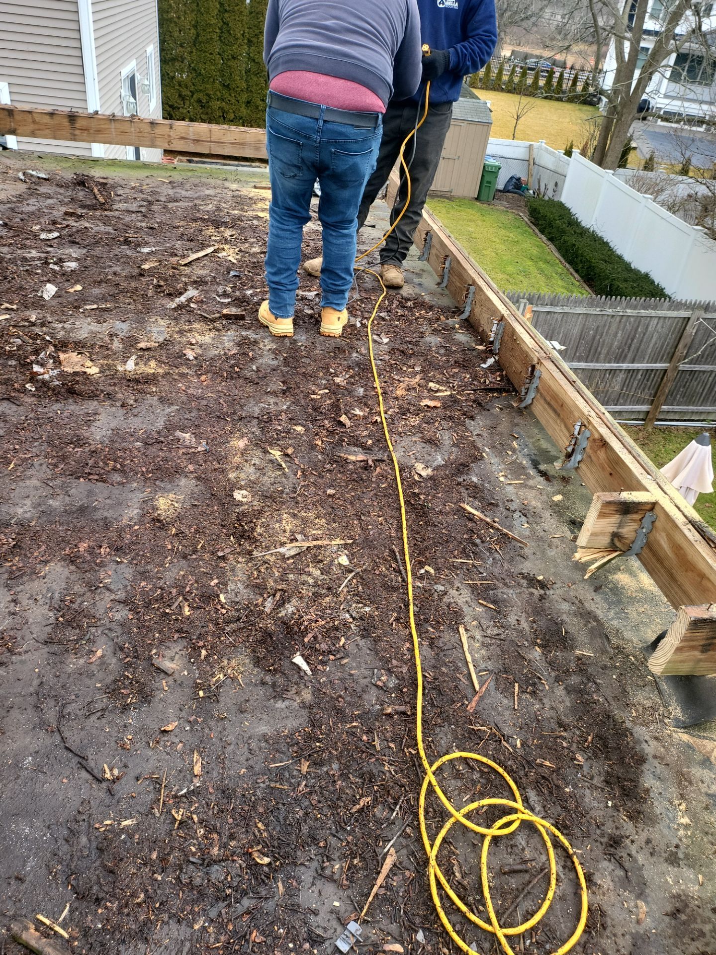 Residential Roofing Installation using Owens Corning TruDefinition Duration Sierra Gray by A Plus Exterior