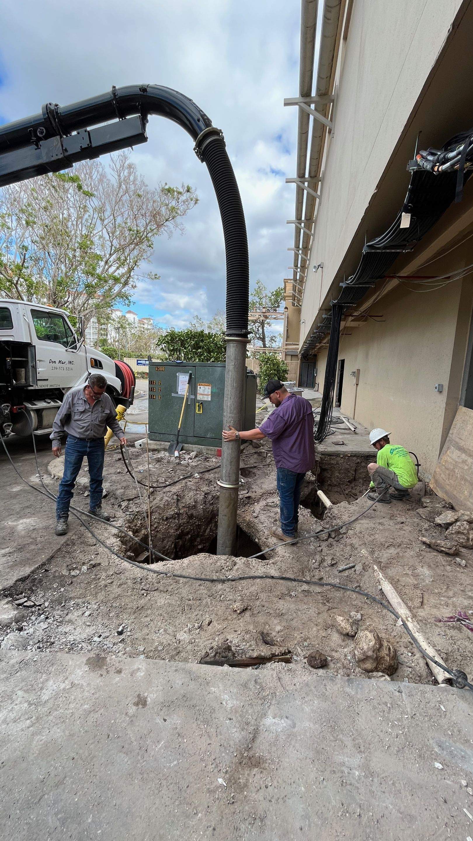 Ritz-Carlton North Service Road Daylighting by Don Mar, Inc. Storm Water Solutions