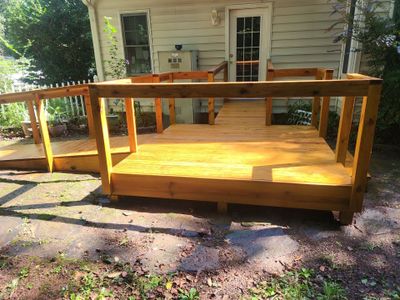 Deck using Wood Sealant