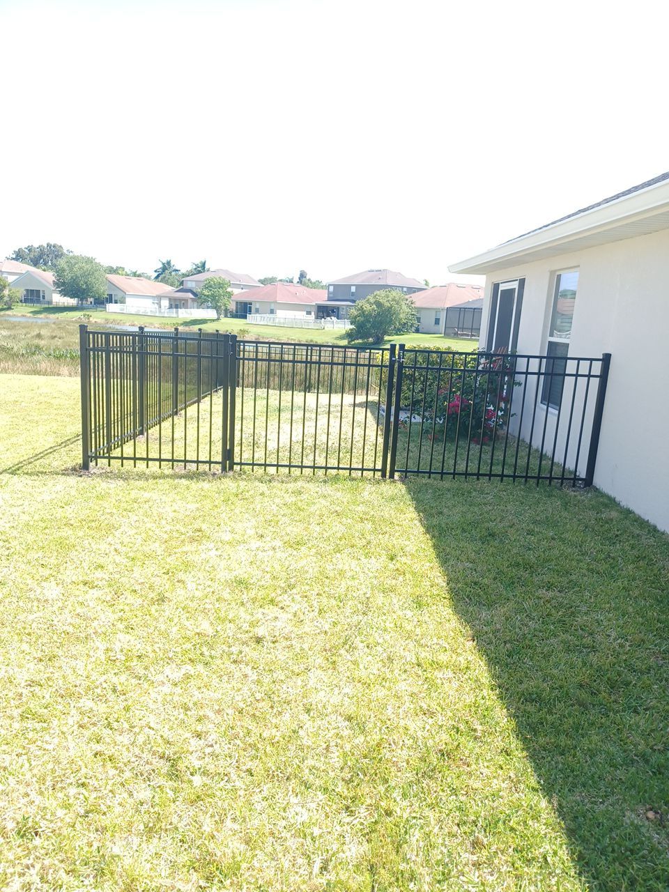 Palmetto, FL 4ft. Tall 3-Rail Black Aluminum by Asap fence and gates, LLC