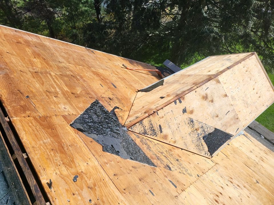 Residential Roofing Installation using onyx black by A Plus Exterior