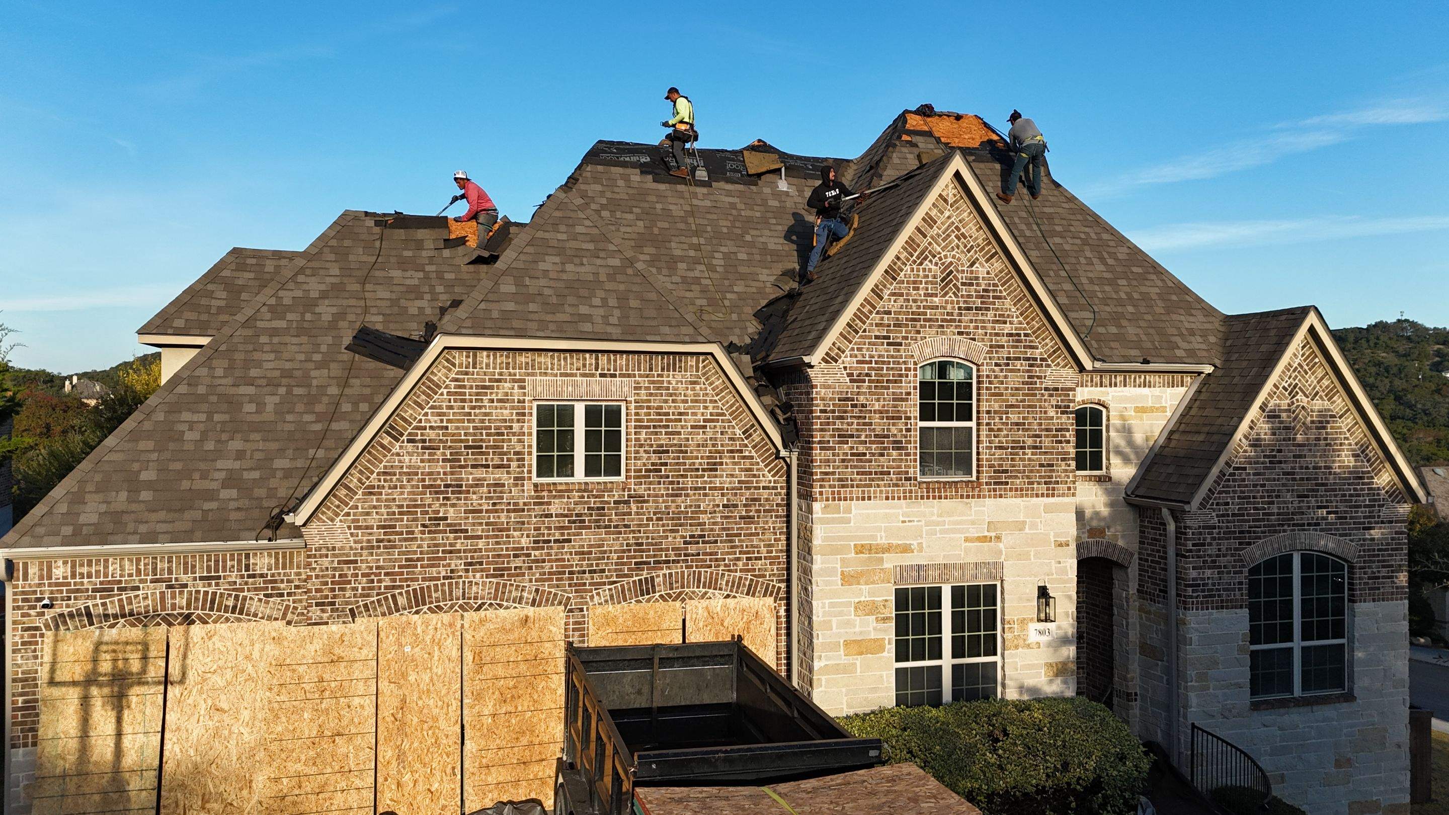 Residential Roof Replacement using GAF HDZ - Weathered Wood by Elite Roofing LLC