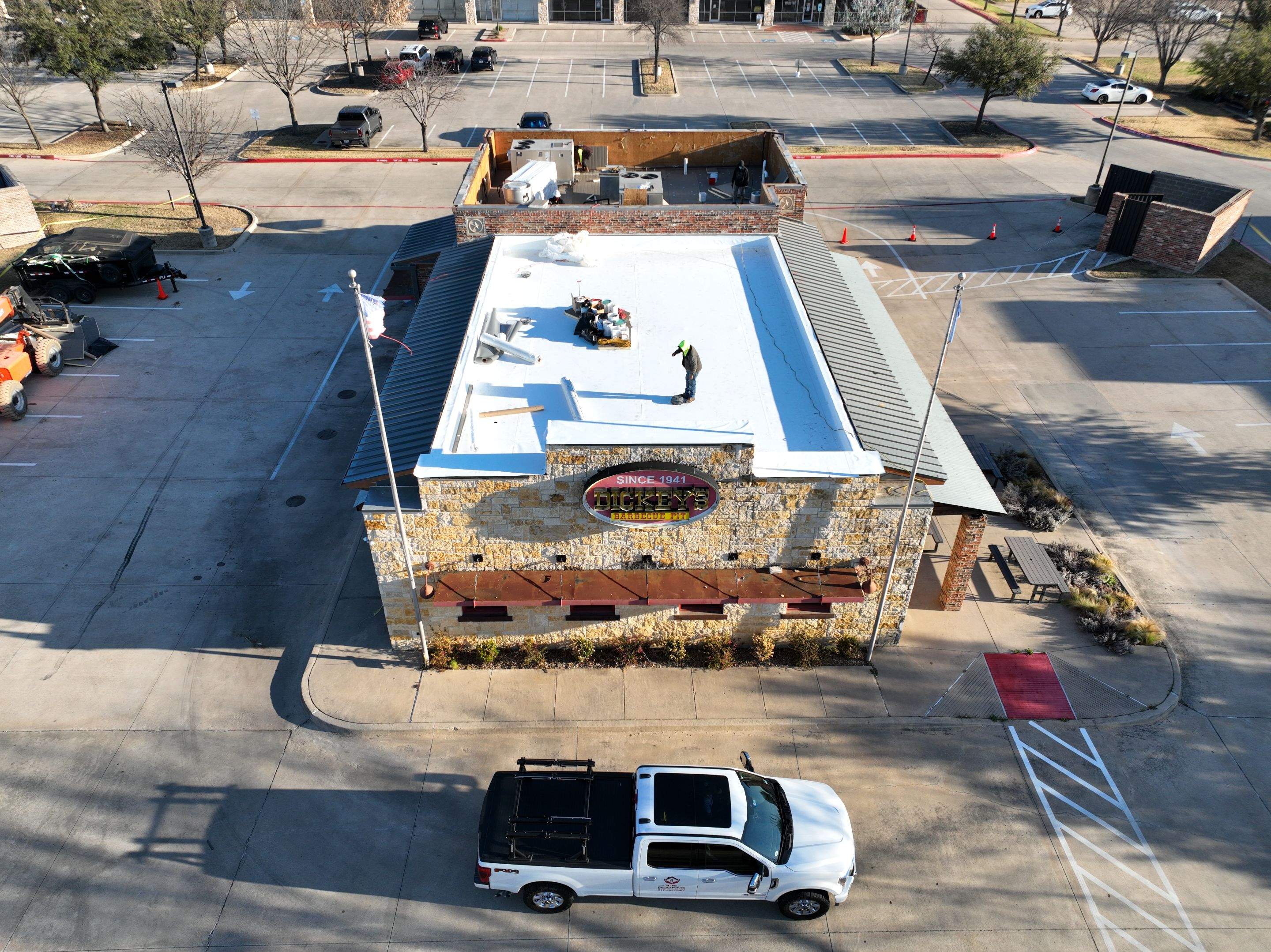 TPO Commercial Roofing Installation by 3:16 Roofing and Construction