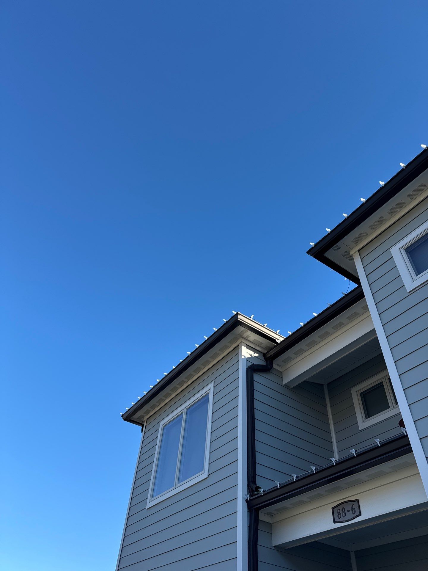 Holiday Lights Installation in Highlands, NJ by Clearview Washing