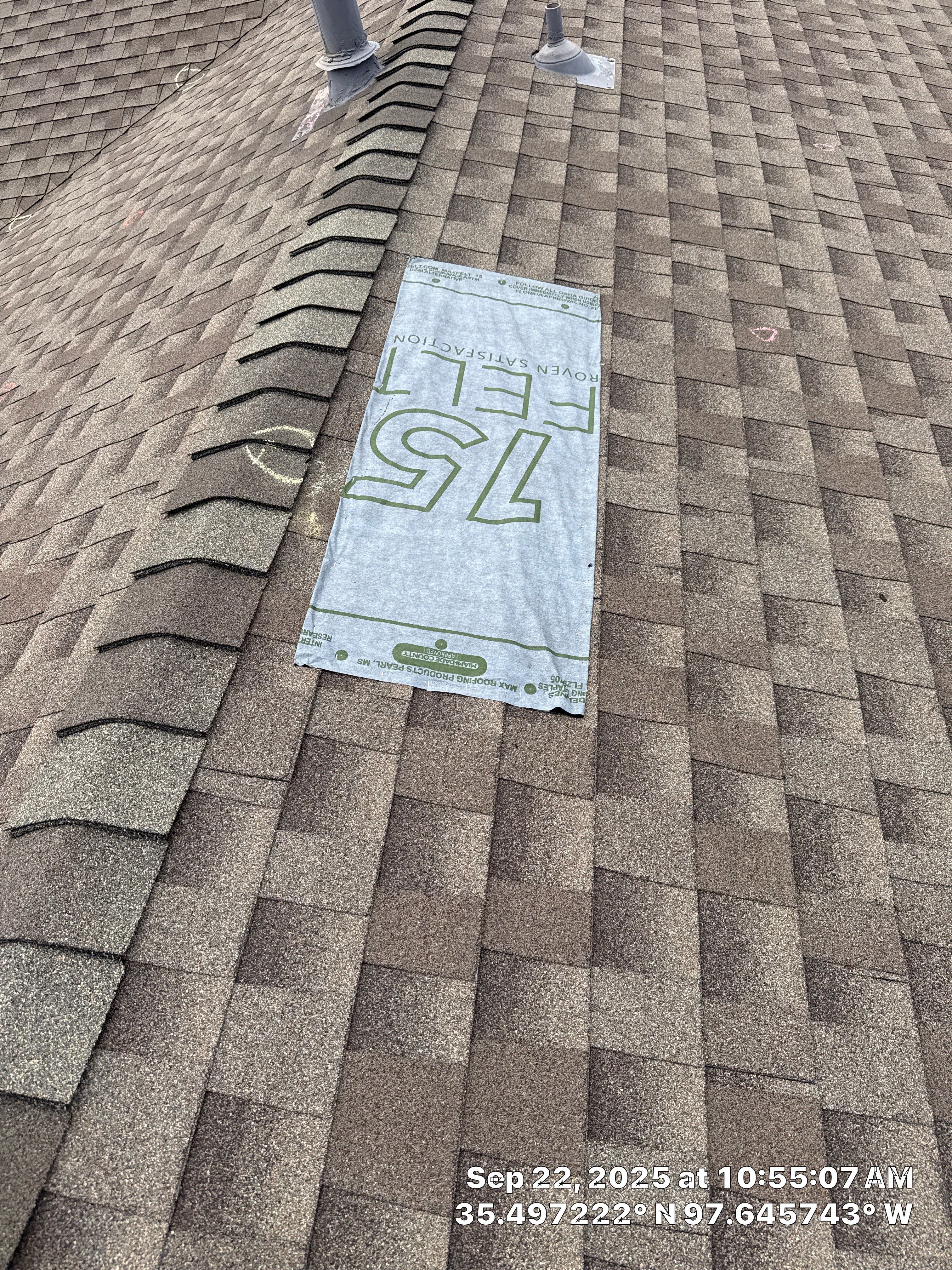 Bethany Job by OAK Roofing Restoration 