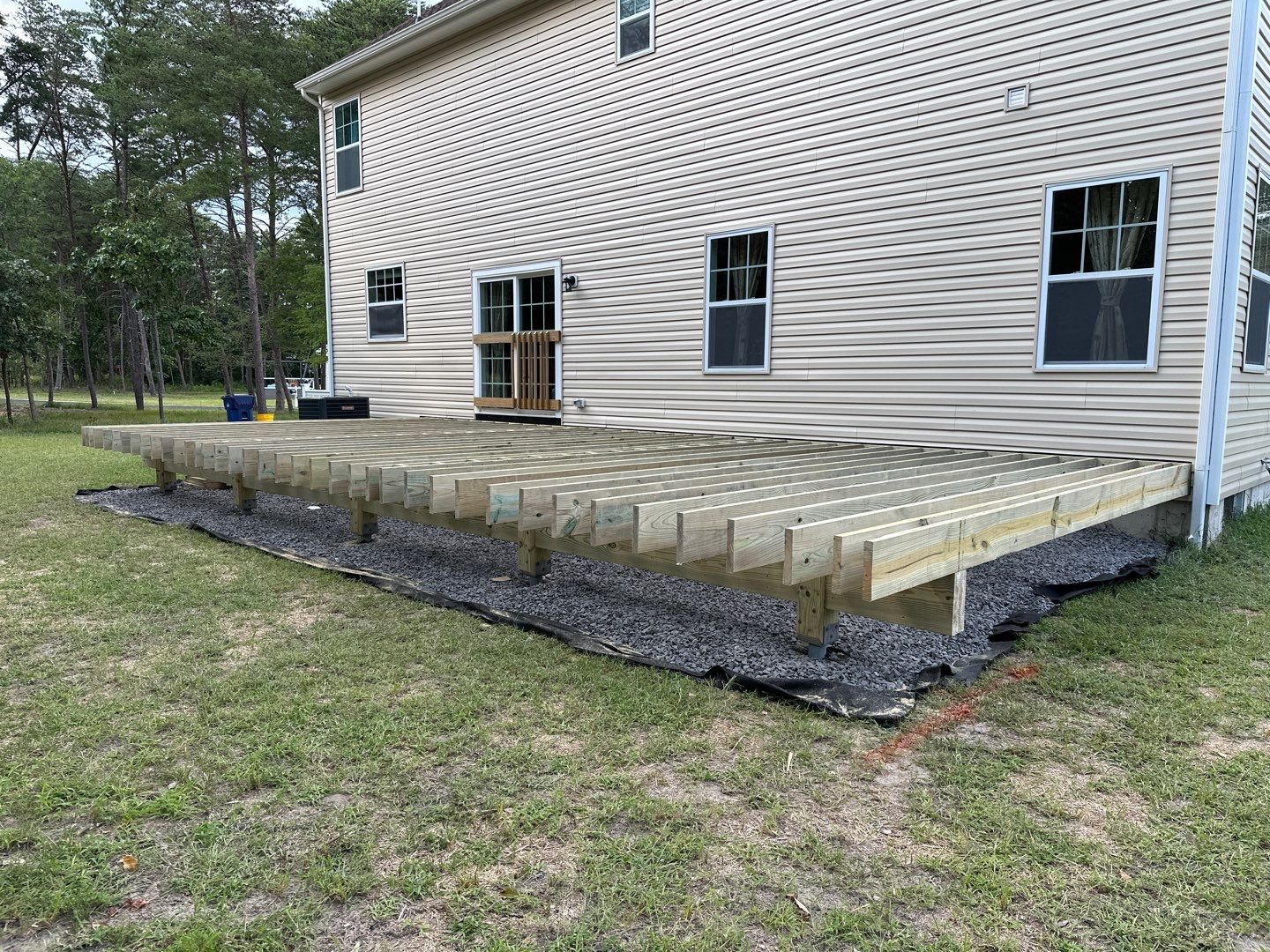 New Deck using Deckorators Venture - Color Sandbar  by deck guardian