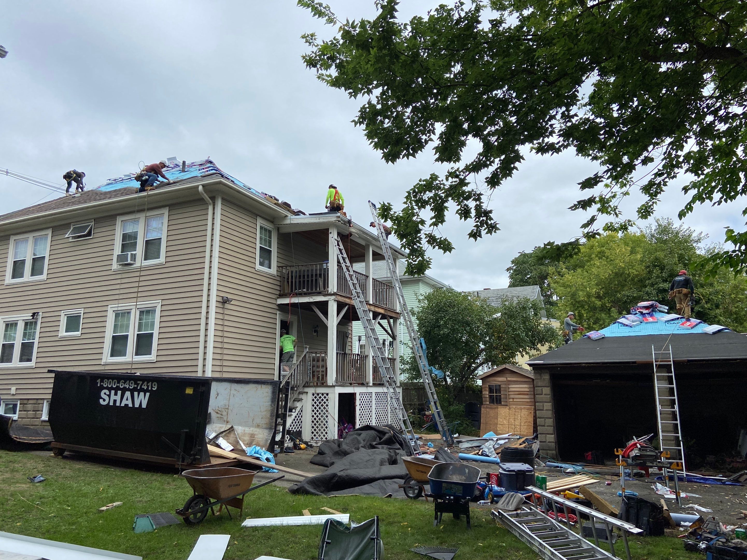 Residential Roofing Installation using GAF Timberline HDZ by Sensible Home Solutions