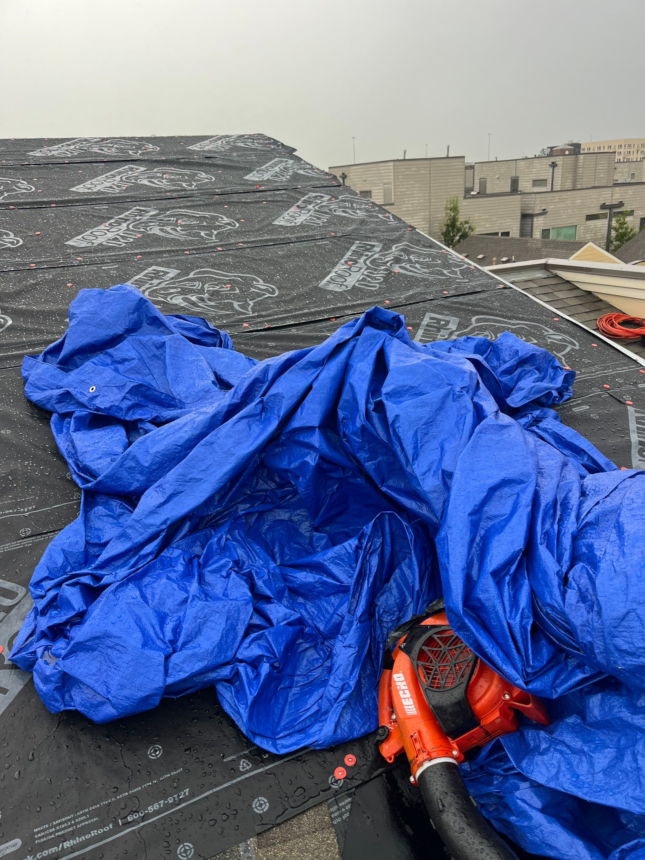 Residential Roofing Installation using Owen's Corning Duration (Lifetime) Shingles by Roof Repair Company