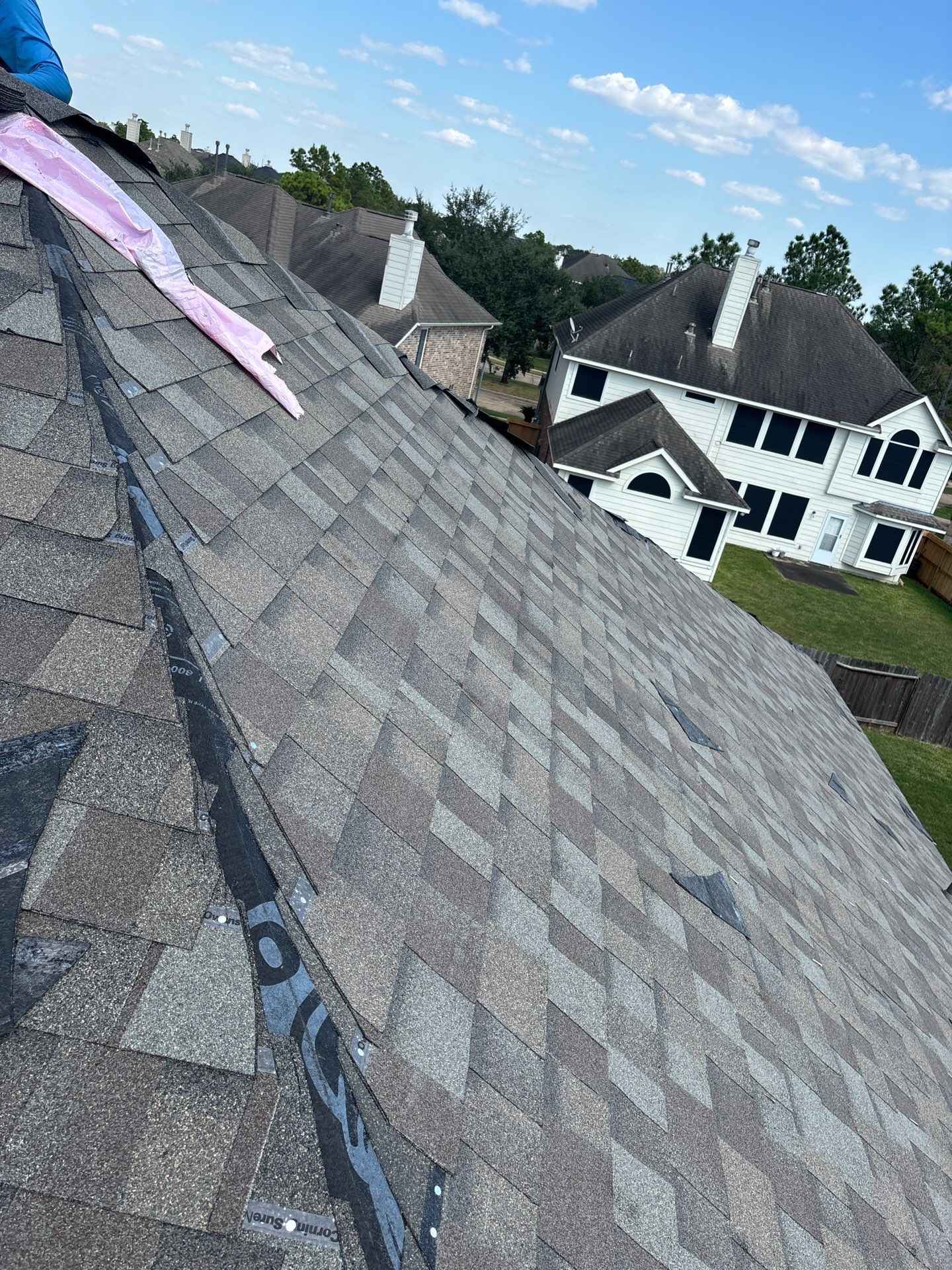 Residential Roofing Installation using Owen's Corning Duration (Lifetime) Shingles by Roof Repair Company
