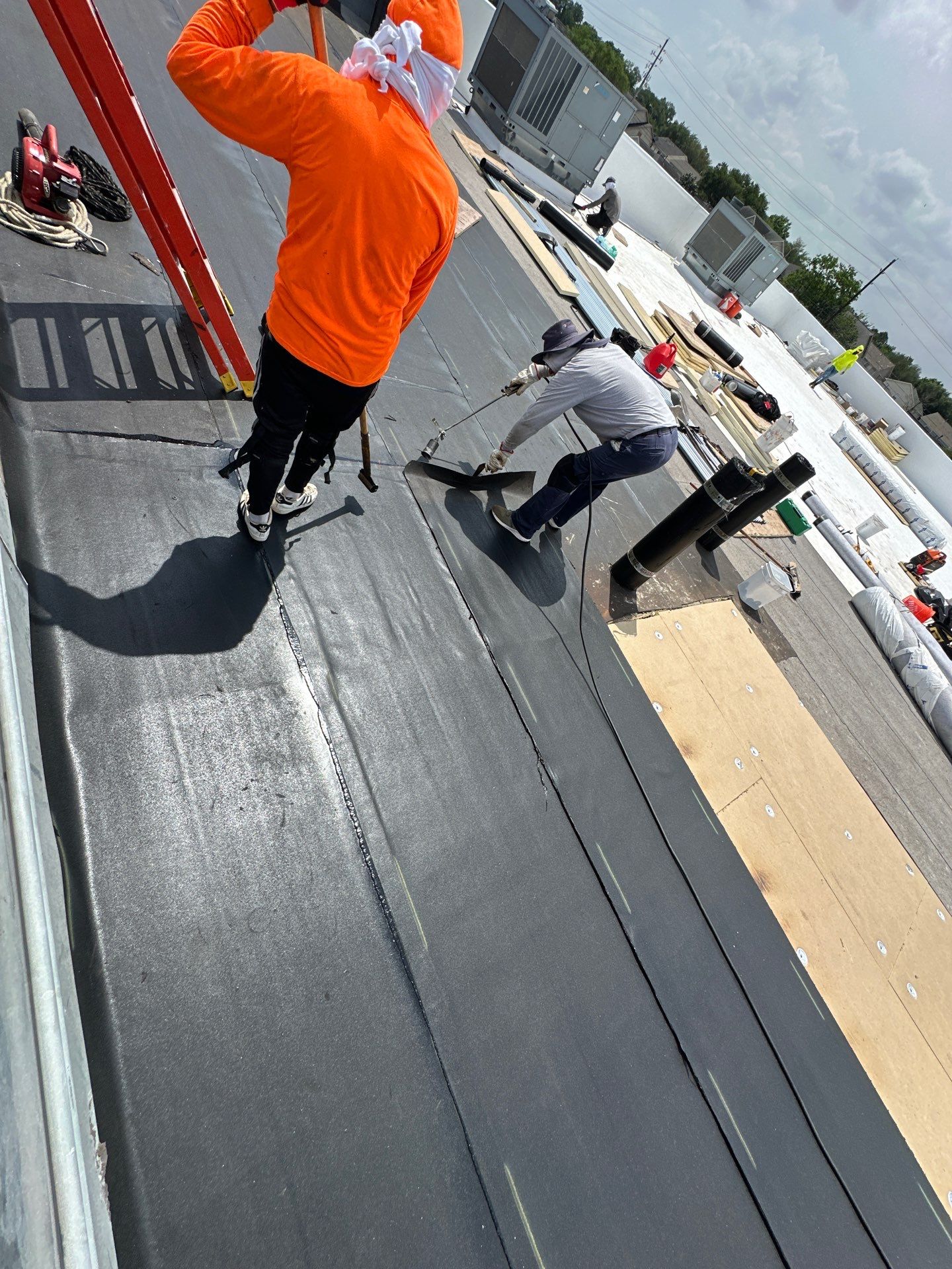 Project in Houston by Hartland Roofing & Construction