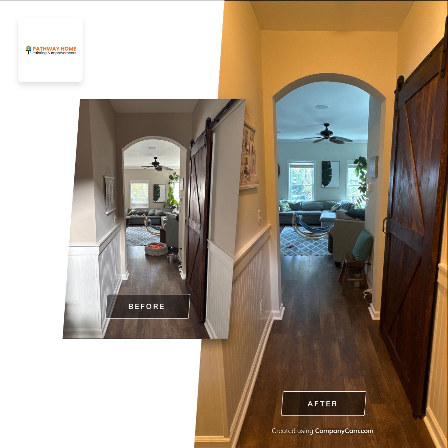 Whole-Home Interior Painting Refresh in Johns Island by Pathway Home Painting & Improvements
