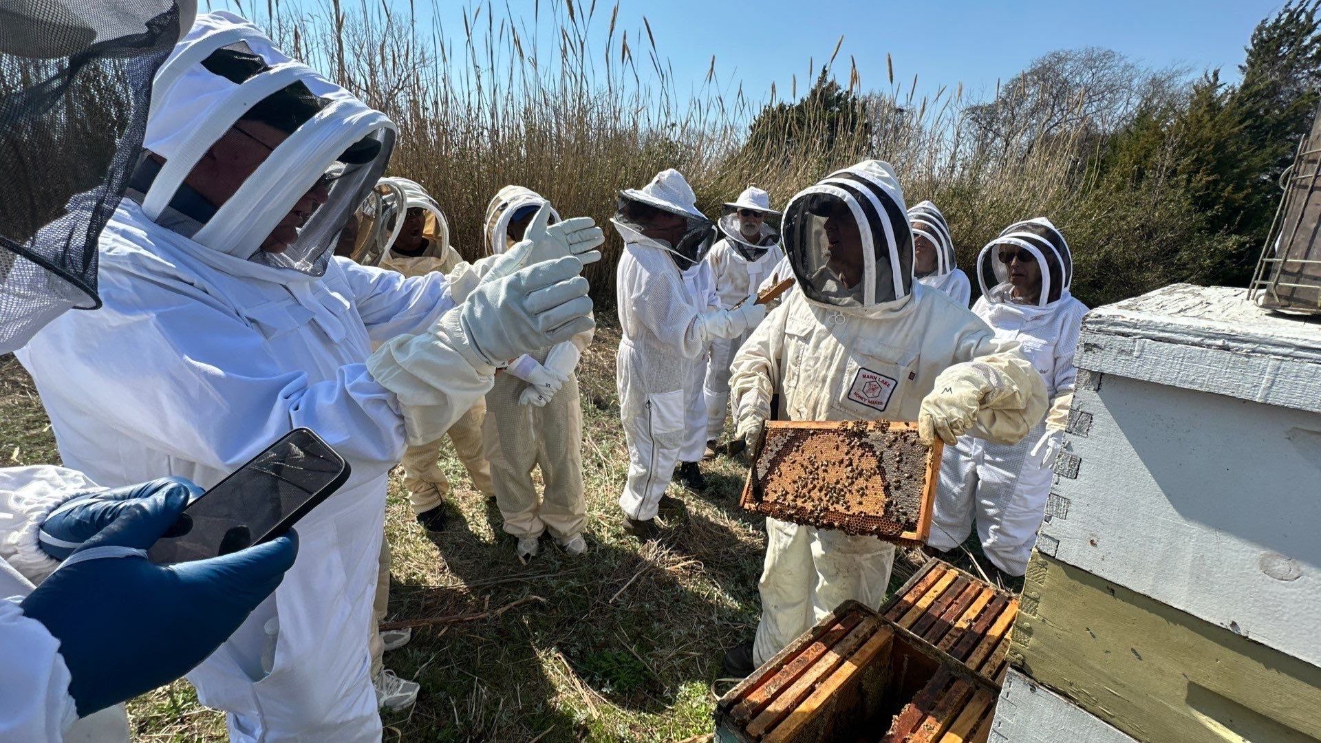Teaching at an Apiary in Rowlett by Rockwall Honey Bee Company