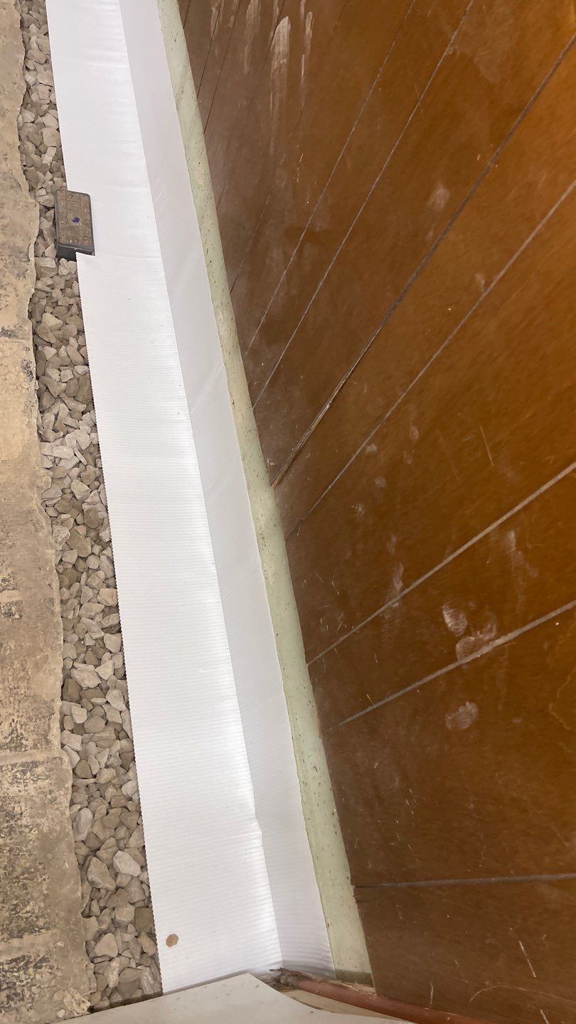 Interior Waterproofing Using GrateDrain™ Products by Toledo Basement Repair