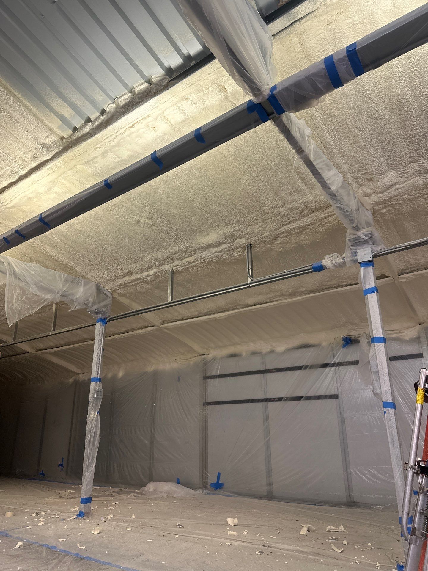 Sunnyvale Tx, Close cell spray foam custom garage  by Apex Insulation Solutions
