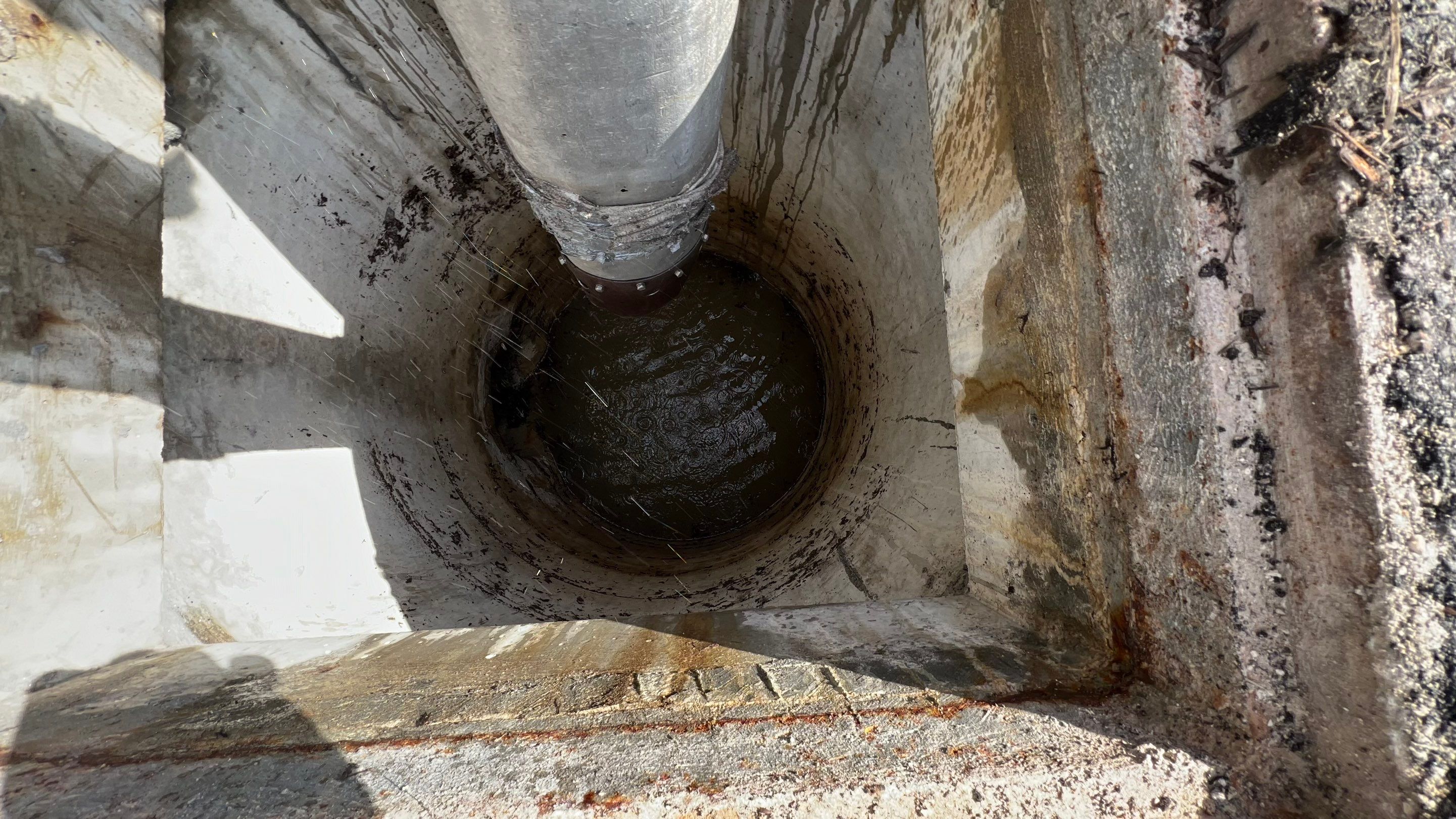 New Construction Commercial Parcel Stormwater System Cleaning by Don Mar, Inc. Storm Water Solutions