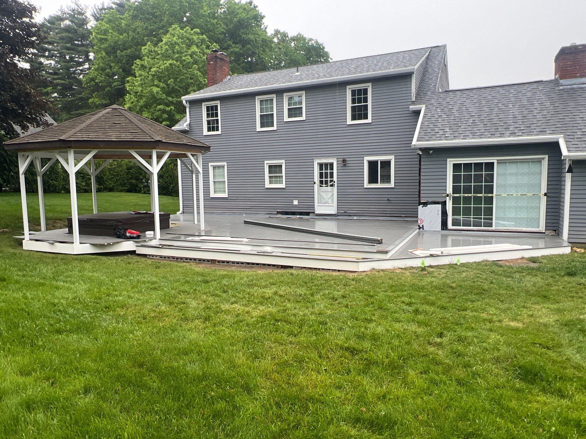 Deck Repair using Trex Select Decking by Chagnon Building & Remodeling LLC