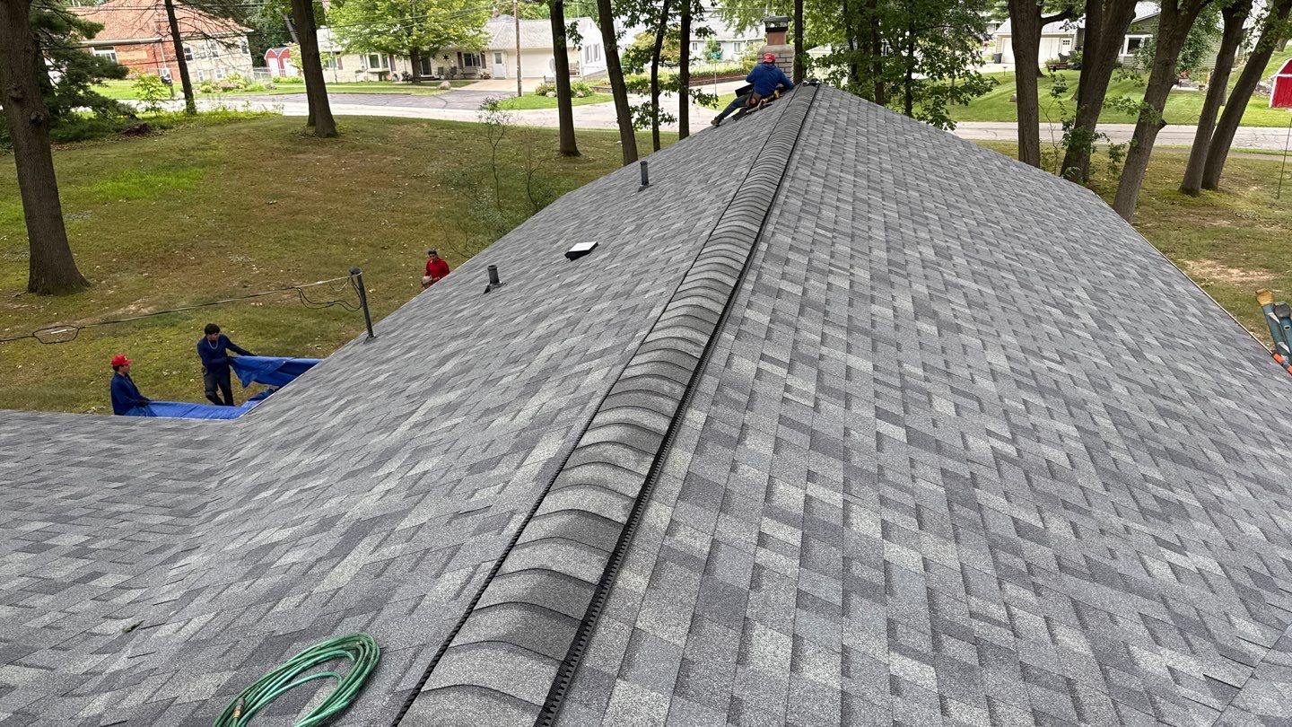 Roof Replacement using Owens Corning Estate Gray by 180 Contractors