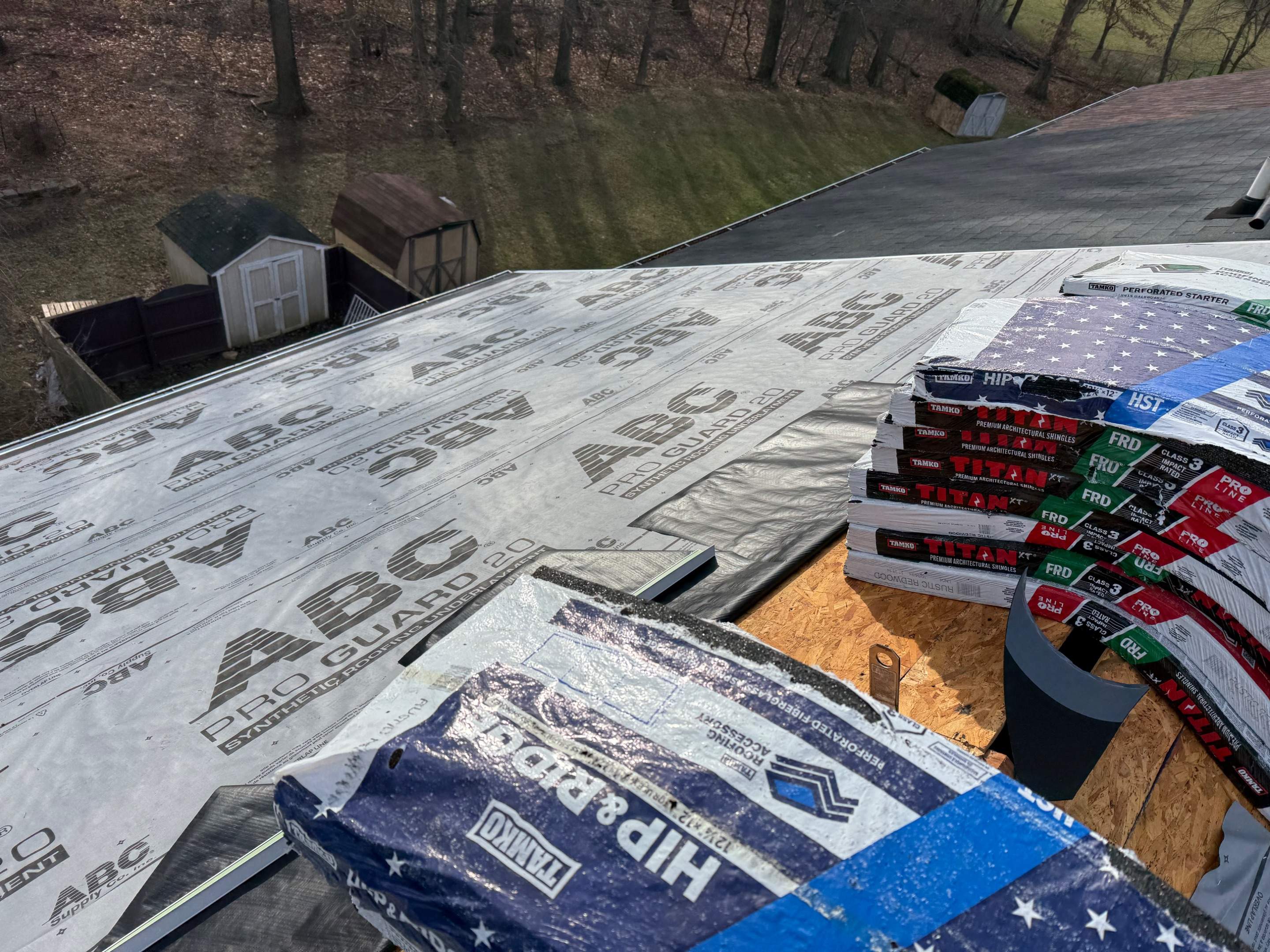 Residential Roofing Installation using Tamko Titan XT by Matter Roofing & Construction
