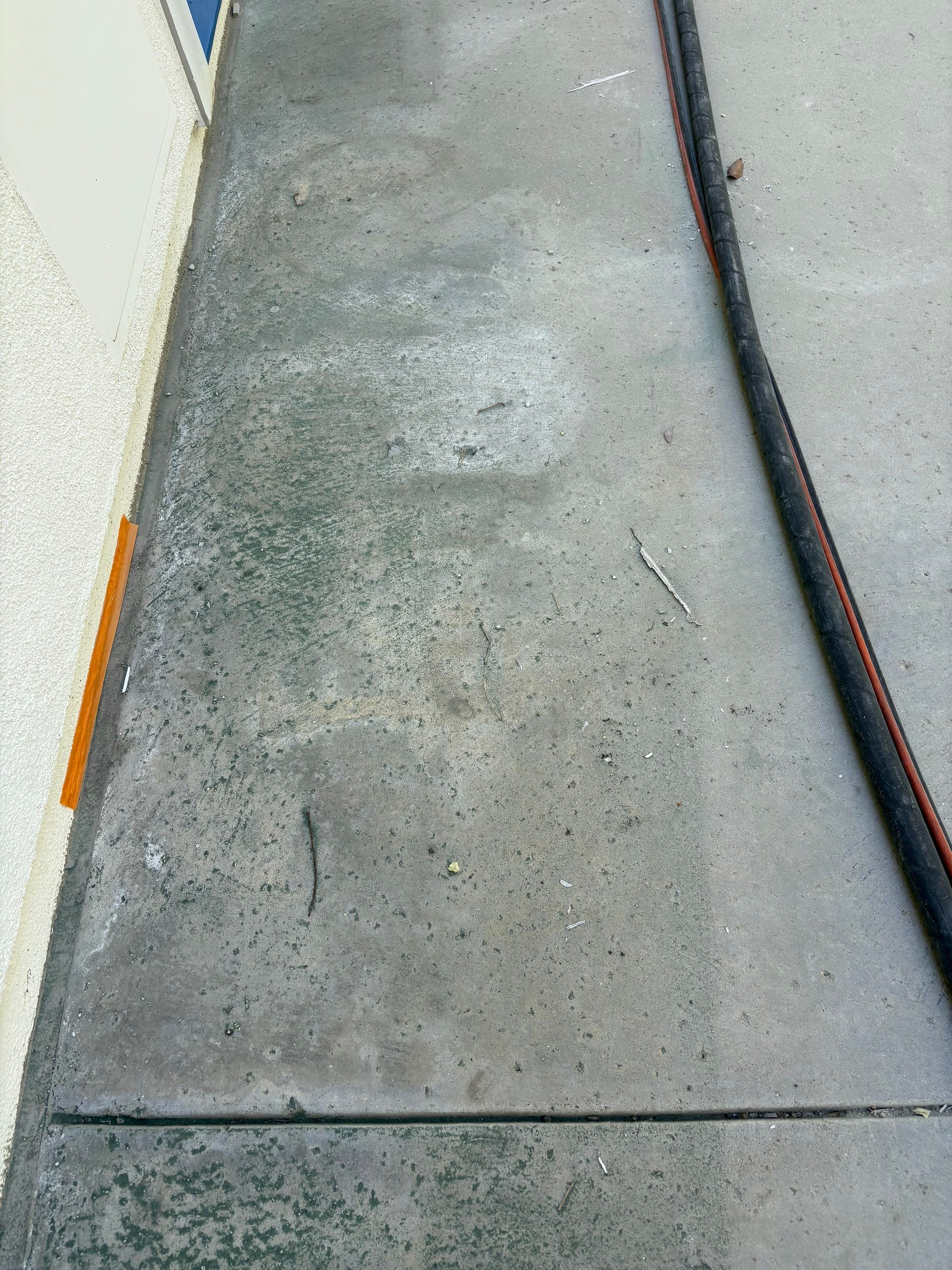Sandblasting Concrete Back Patio In Calabasas, CA by La Power Washing Inc