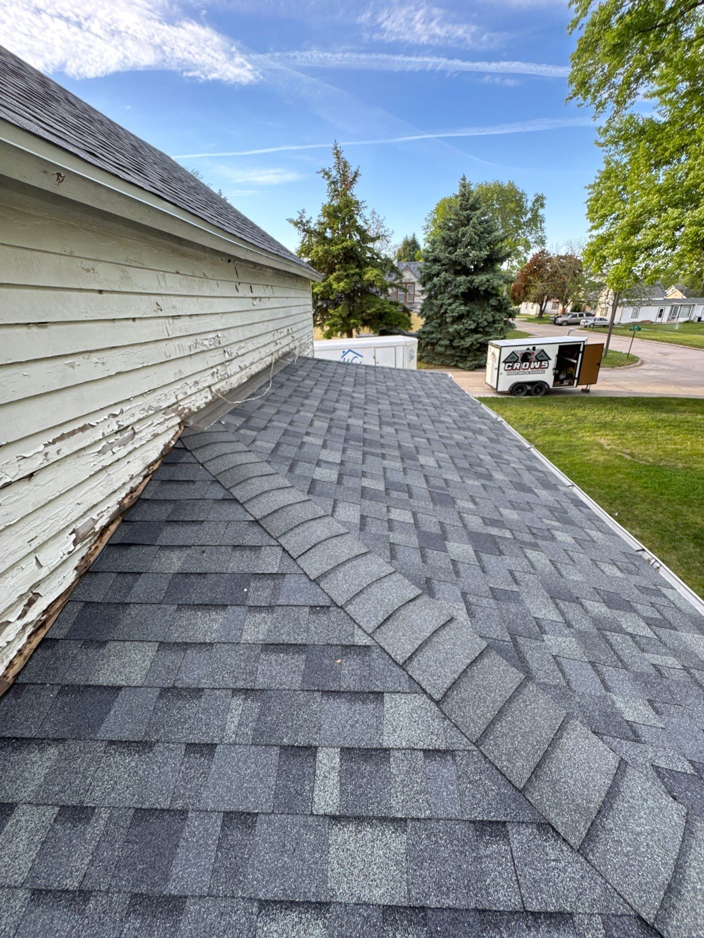 Roof Replacement with Structural Repairs in West Point, NE by Crows Roofing LLC