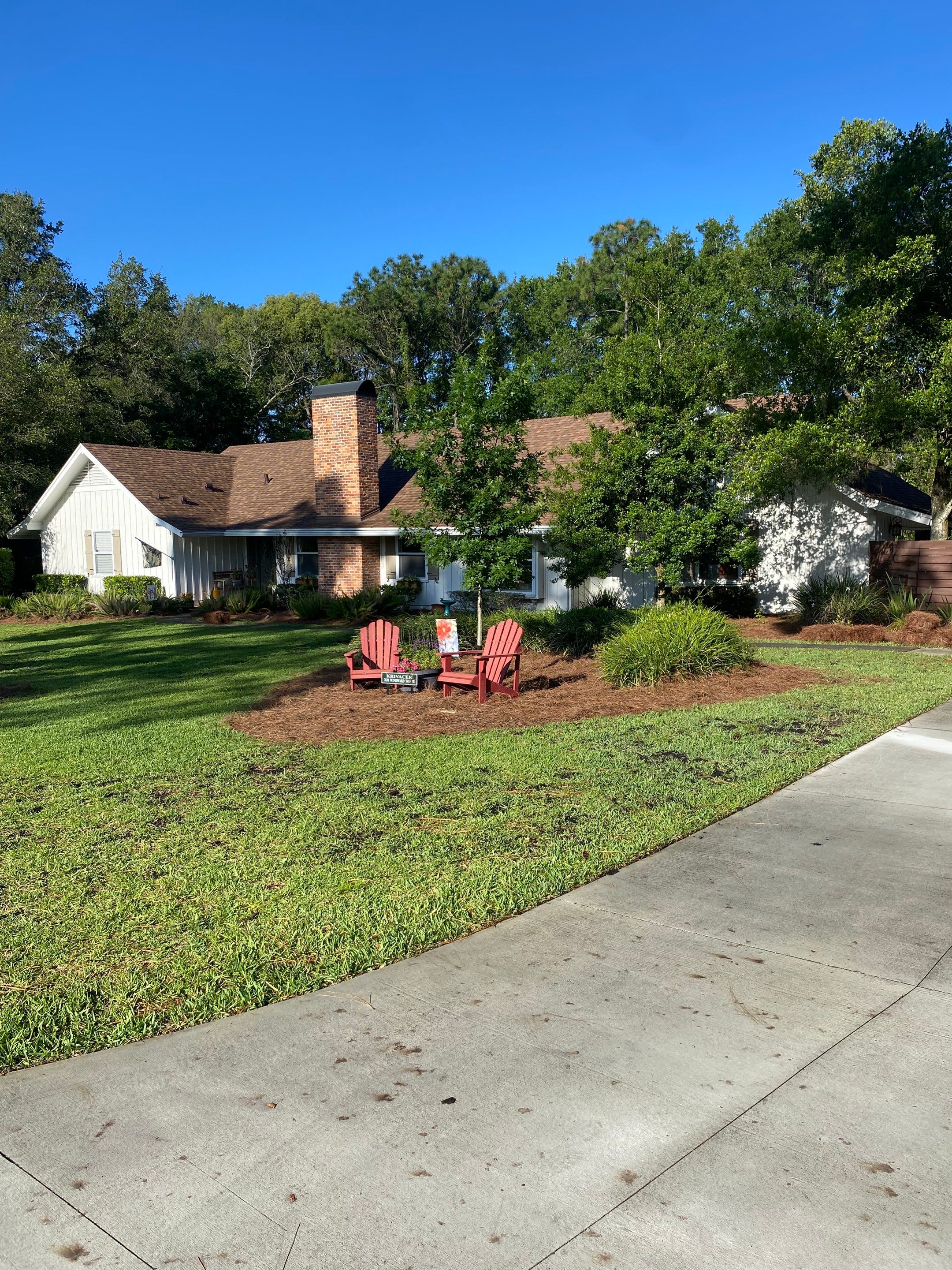 Deerwood Resident | Pine Straw & Topsoil Install by ProGreen Services