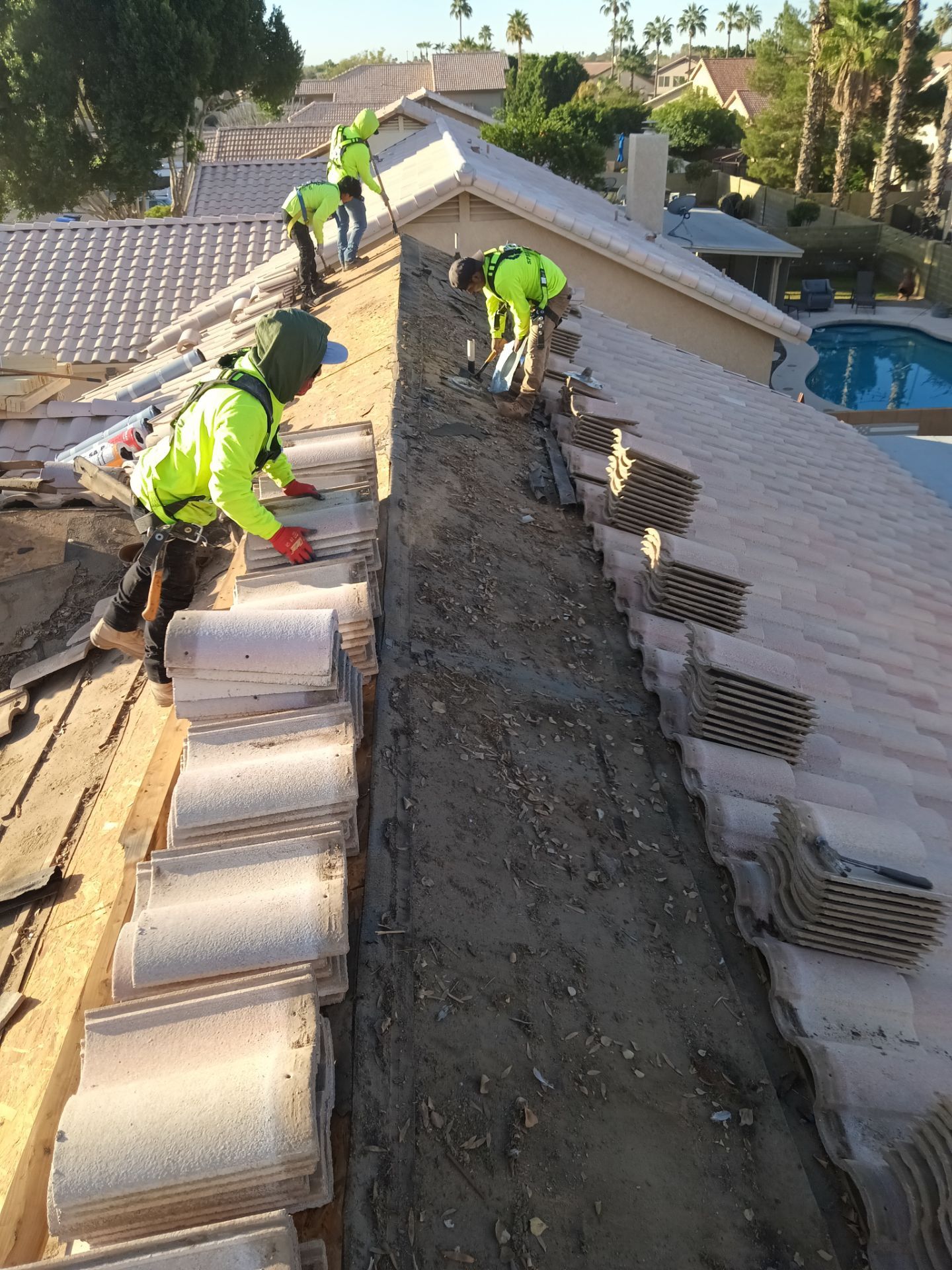 Concrete Tile Refelt by Weather-Tite Exteriors LLC