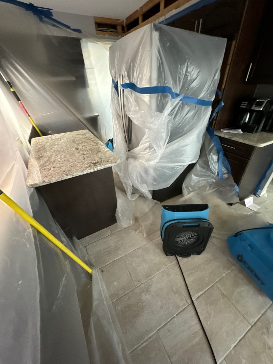 Project in West Bloomfield by EzDry Water Mitigation & Property Restoration