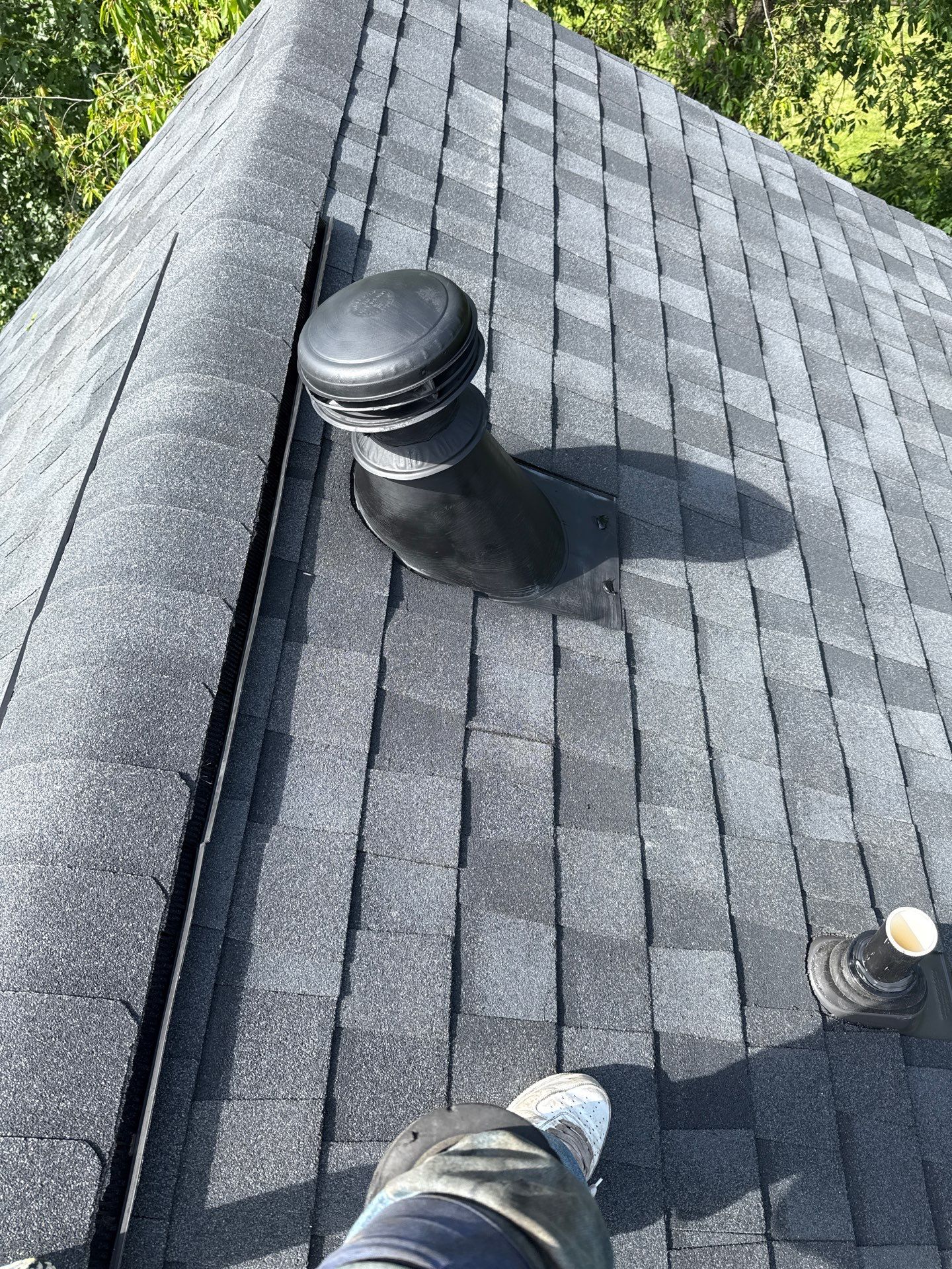 Reston Roof Replacement with CertainTeed Landmark PRO in Max Def Moire Black by RM Banning, Inc.