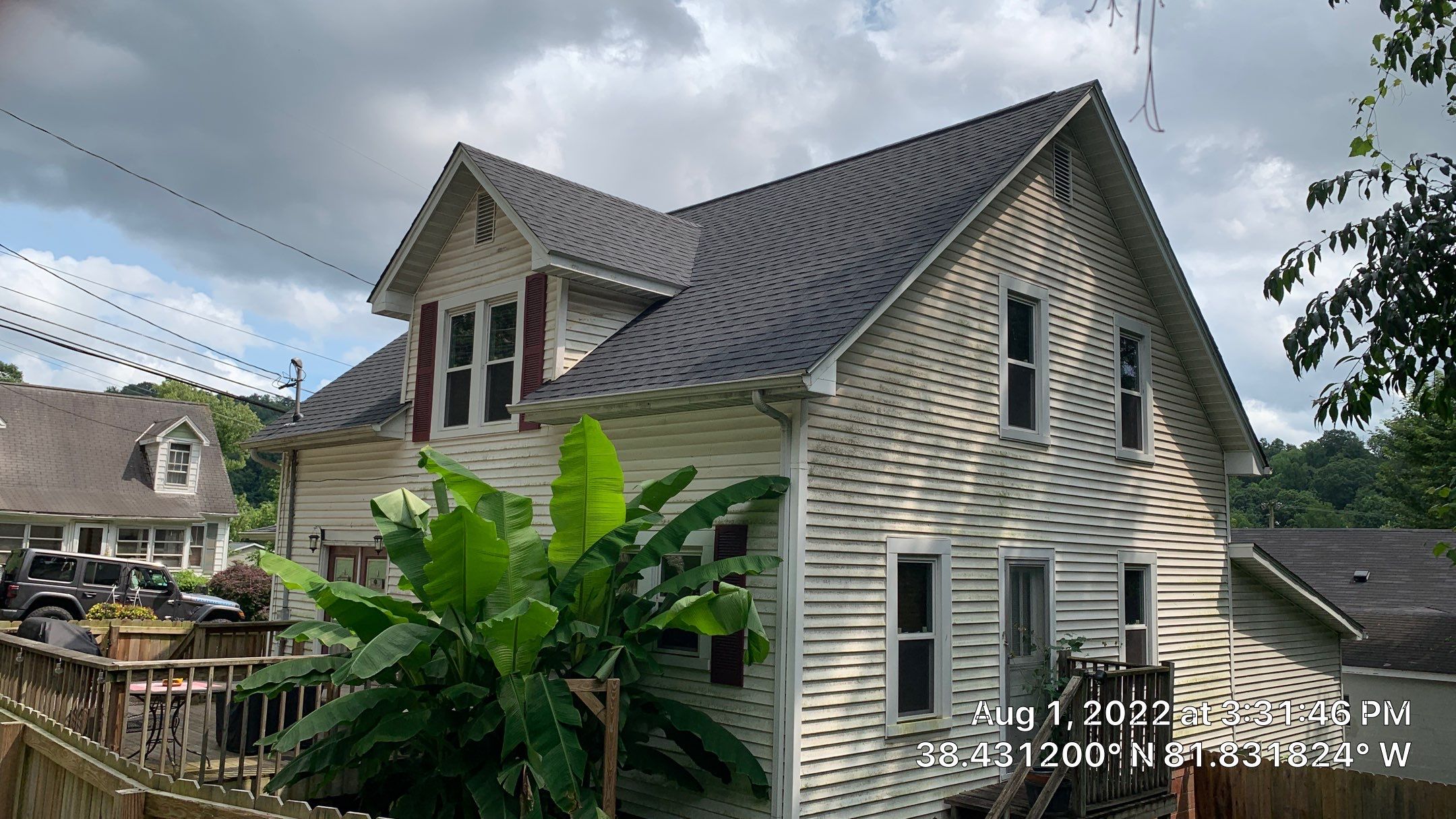 Residential Roofing Installation using Certainteed Landmark Shingles Moire Black Color by Secure Construction Company Inc