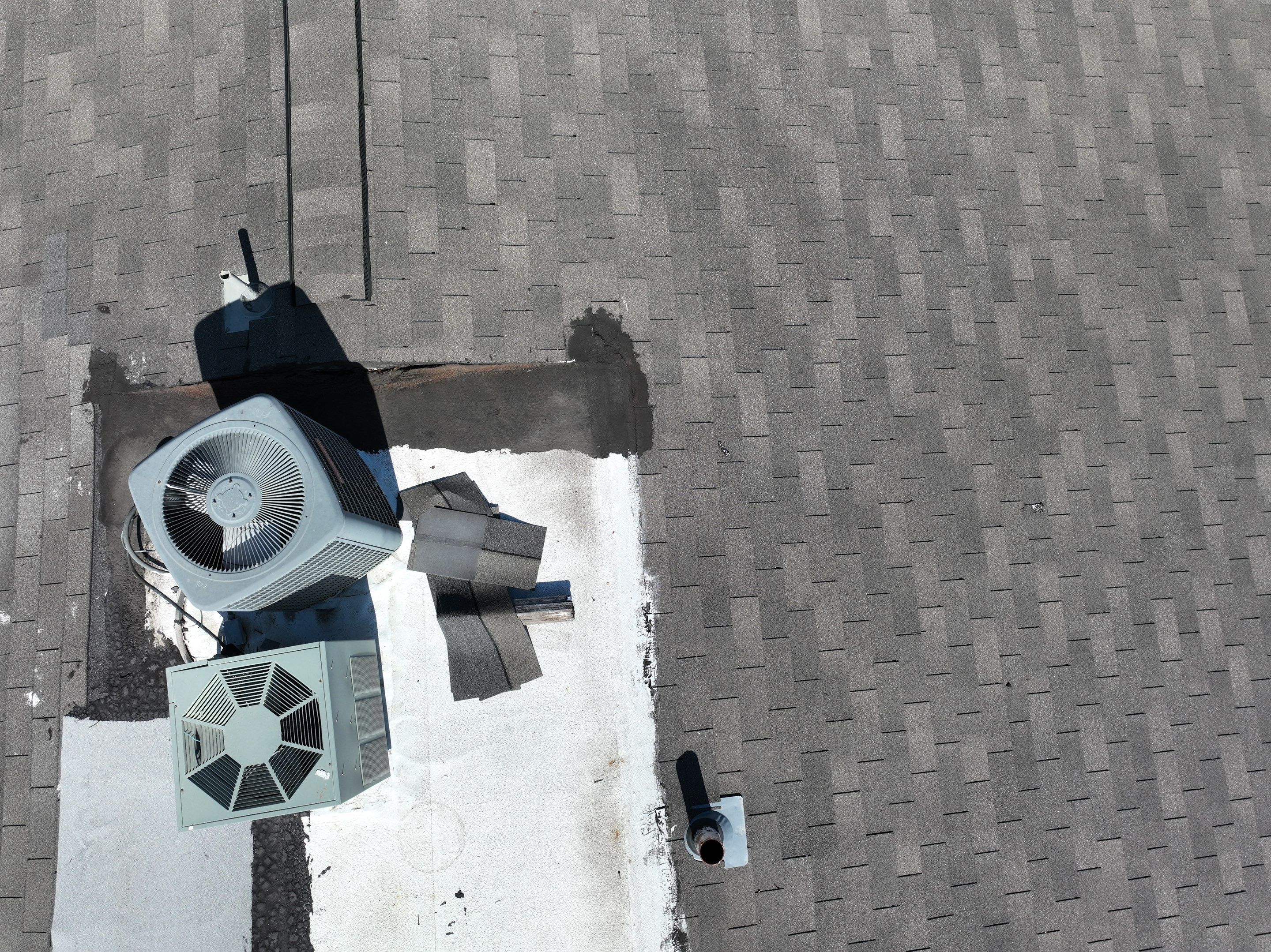 Commercial Roof Inspection using Drone Inspection by Premier Roofing and Contracting