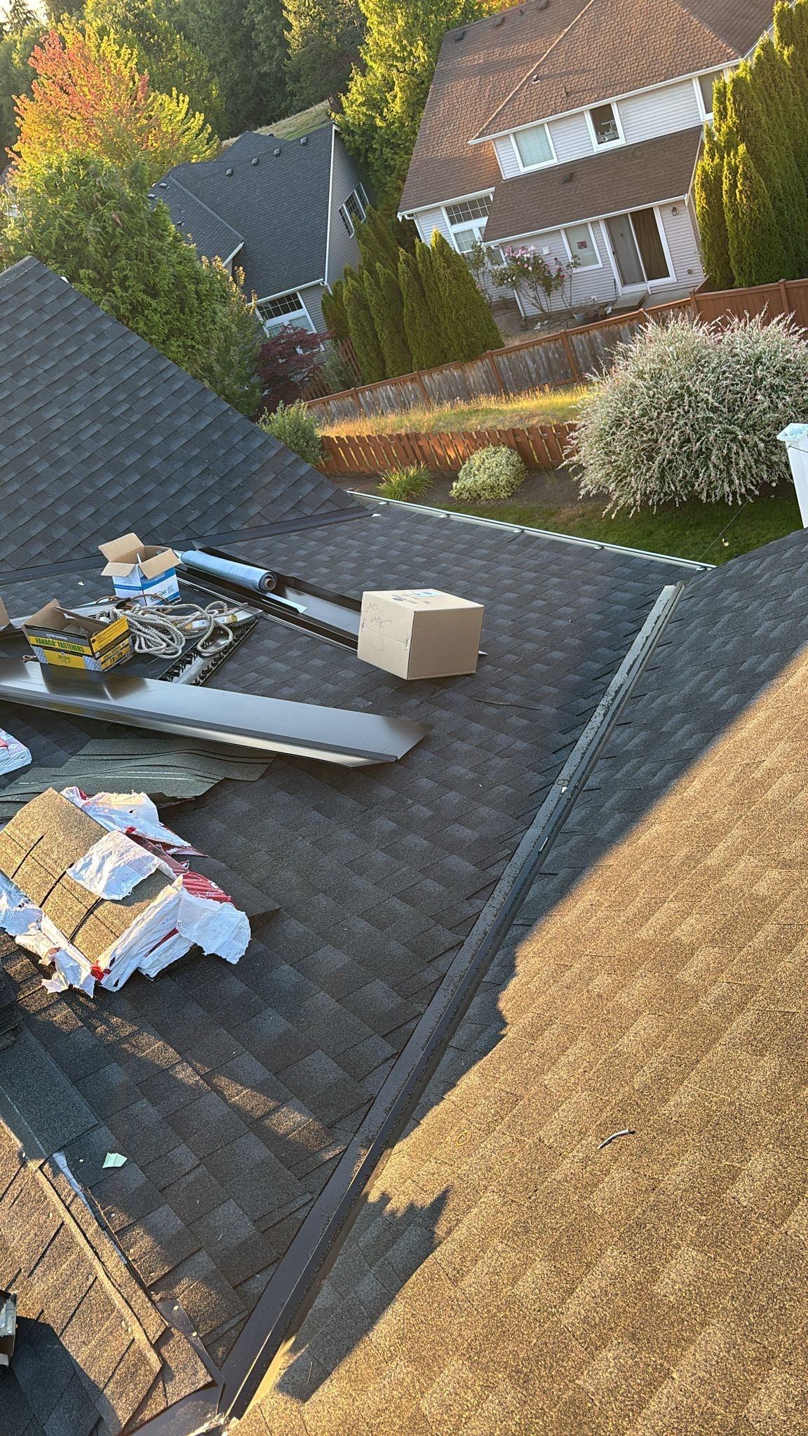 Residential Roofing Installation using GAF UHDZ Shingles by Roofing Formula LLC