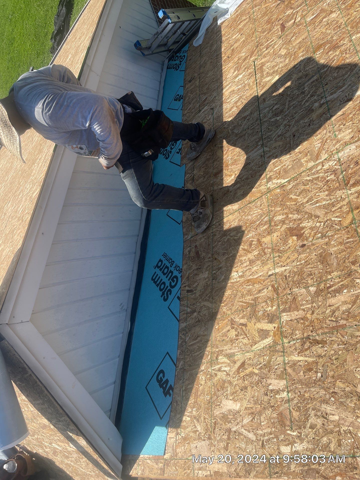 Residential Roofing Installation using GAF Timberline HDZ in Pewter Gray by Undersun Roofing 