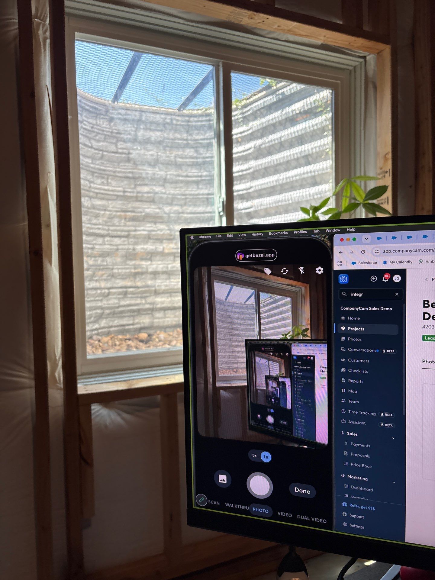 Basement Window Installation and Wall Framing in Wellington by CompanyCam Sales Demo