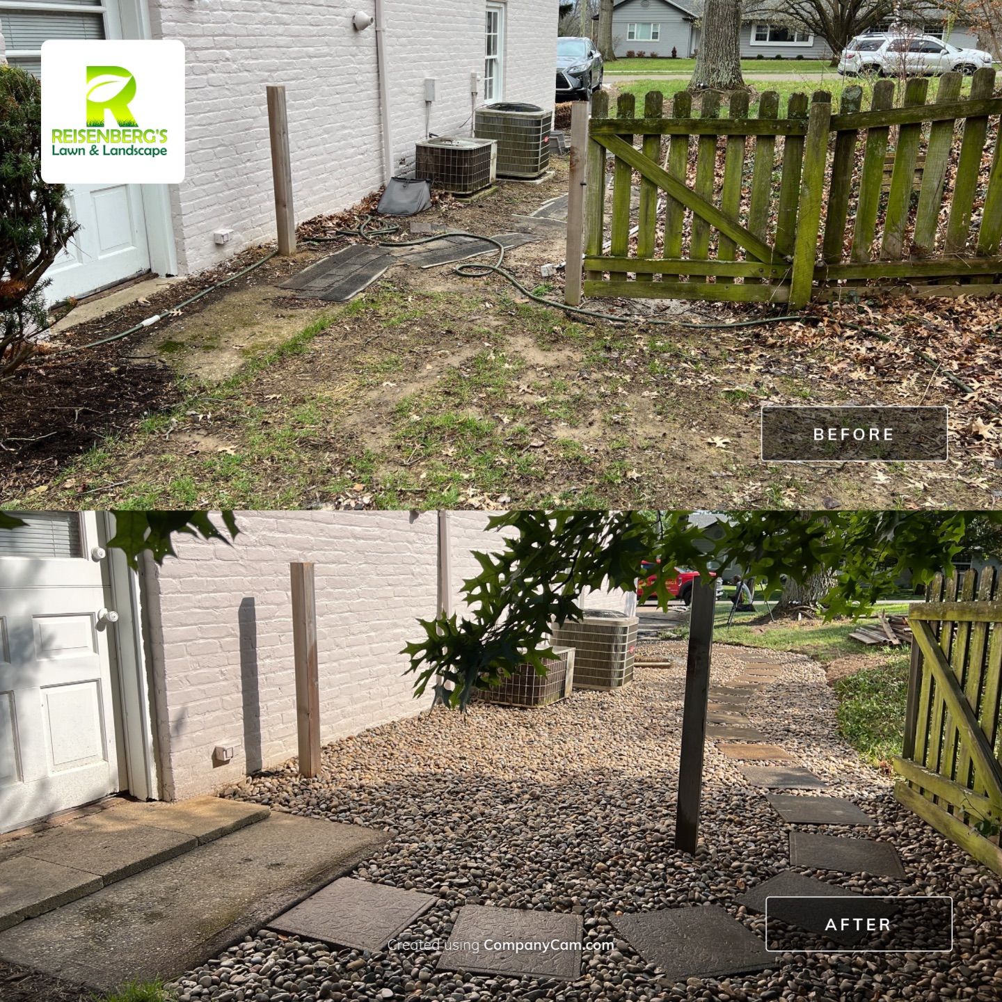 Landscape Tear Our & Install, Relay of Stepper Path by Reisenberg’s Lawn & Landscape, LLC