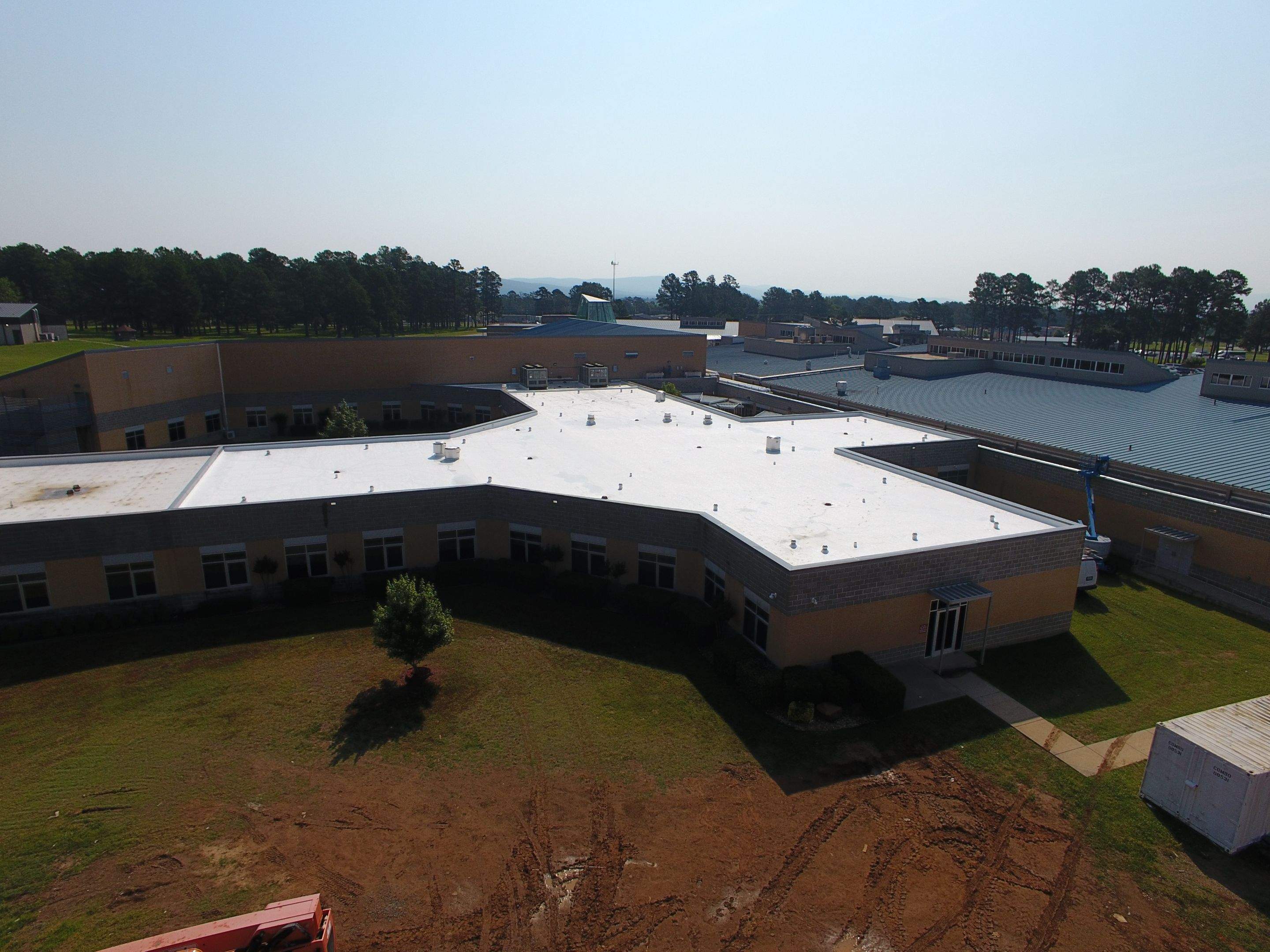 Choctaw Nation Hospital - Med Surg Building by Hostetler Roofing