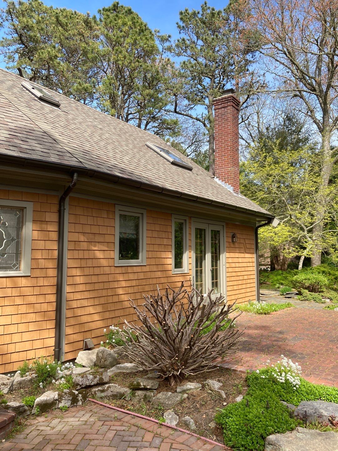 Gutter Installation using 6" Half Round Aluminum Gutter by Gutter Pro Enterprises